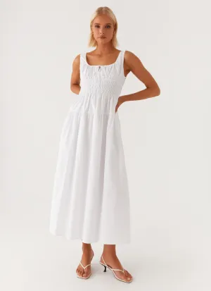 Urban Ready Jacintha Midi Dress - White