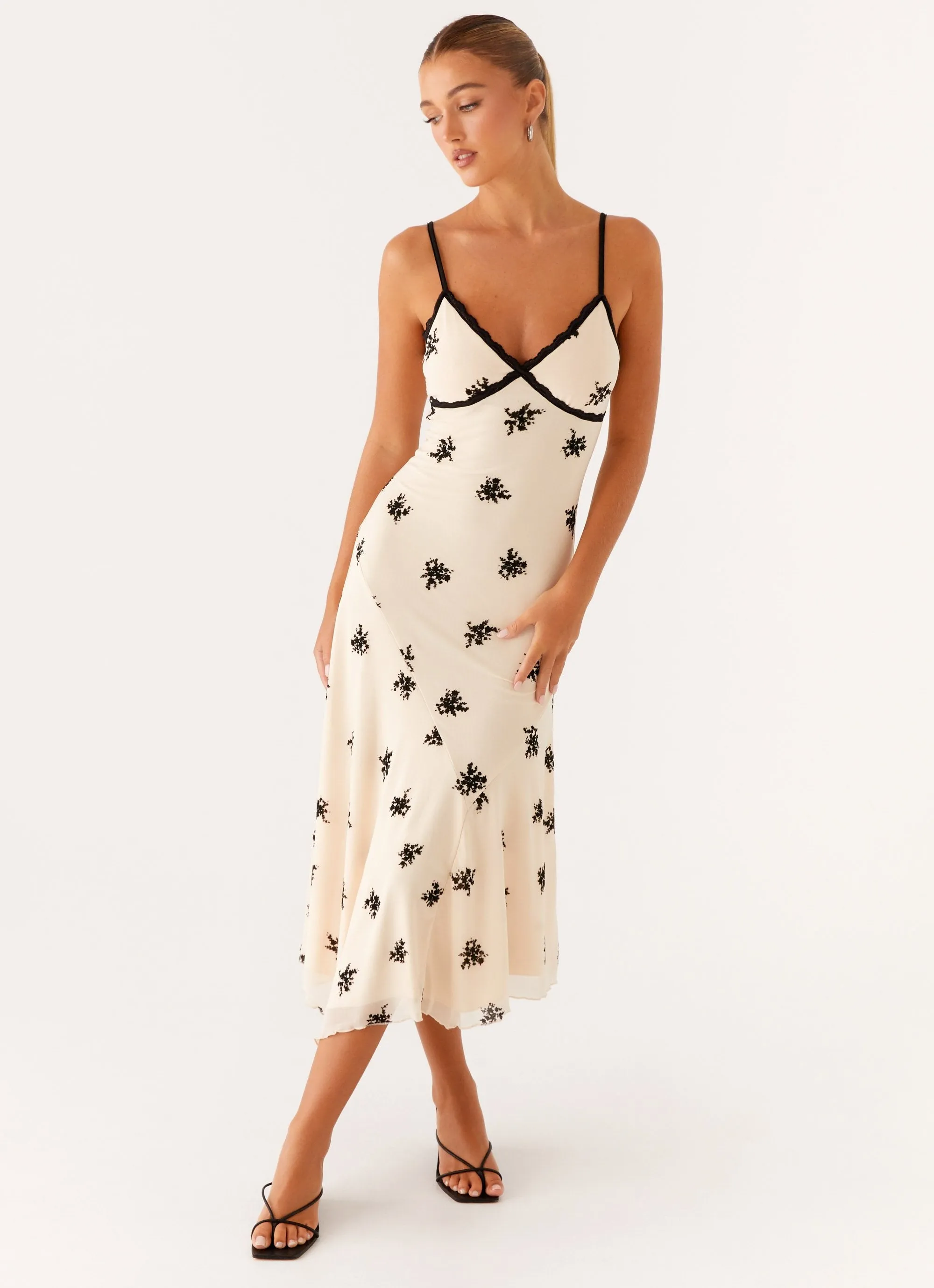 Amelia Midi Dress - Nude Luxe Wear