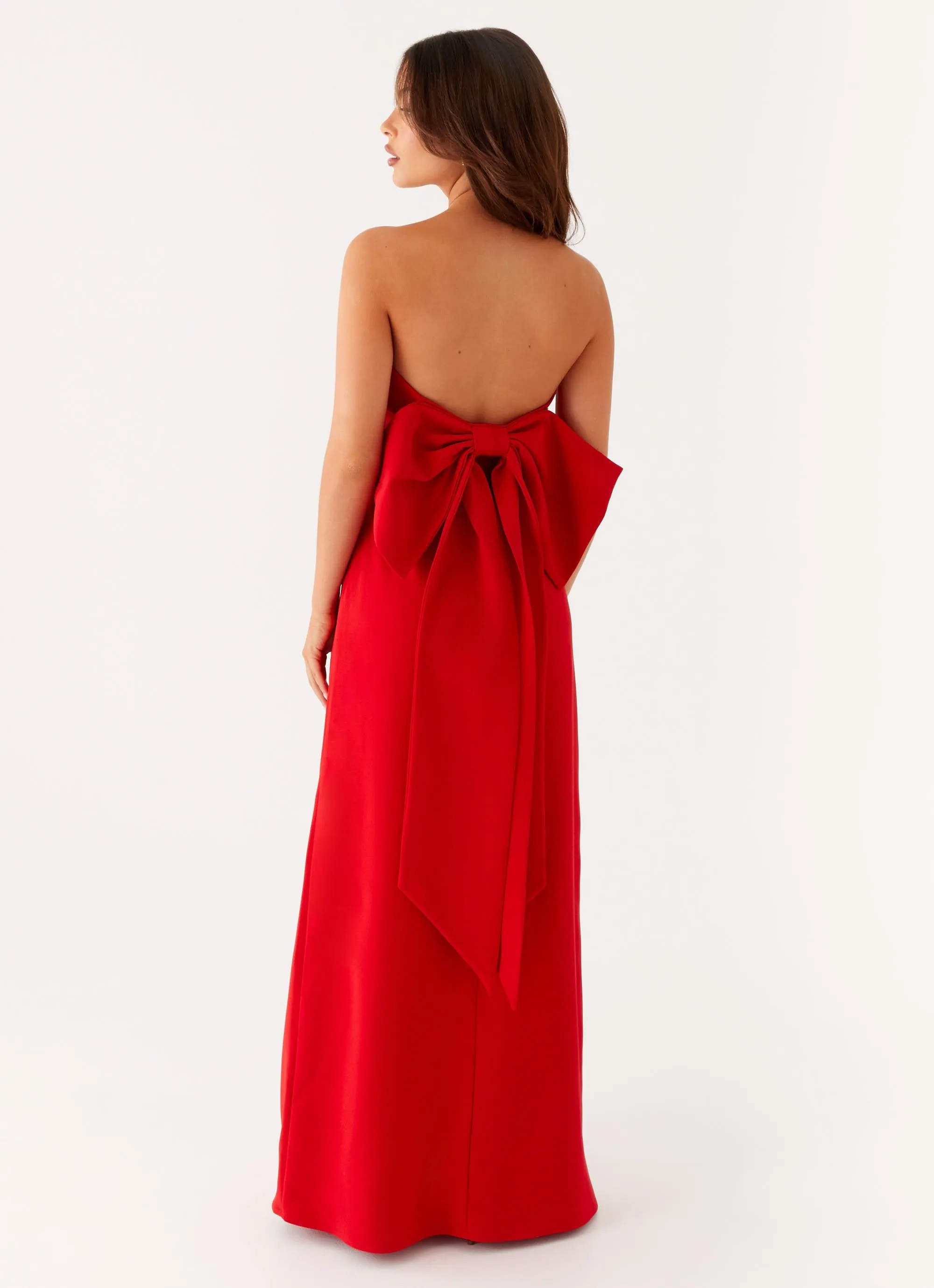 Versatile Layer Wear Ethically-Made Meredith Maxi Dress - Red