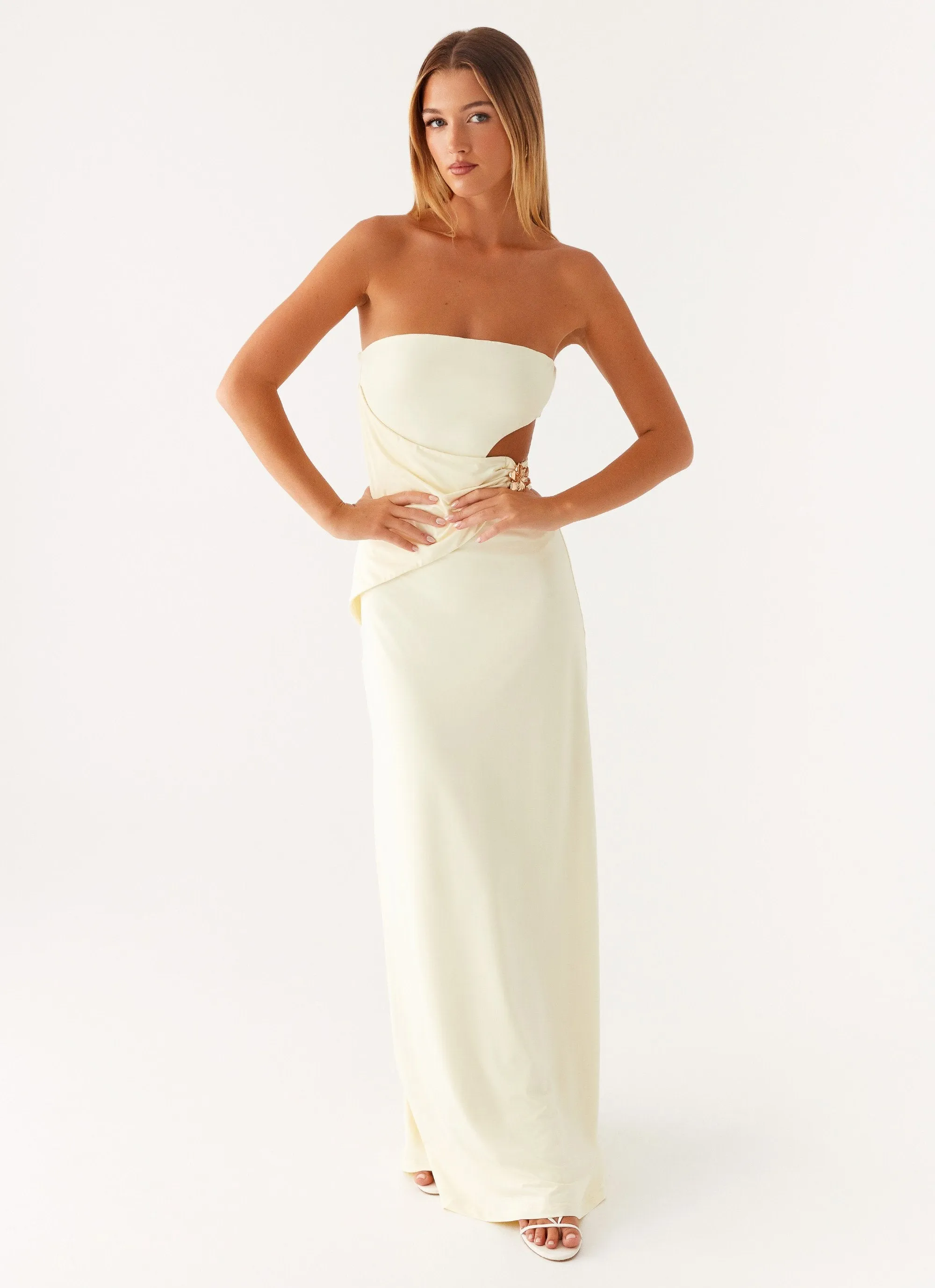 Soft Shape Anetta Maxi Dress - Yellow