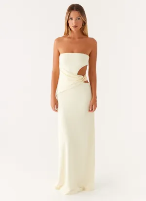 Anetta Maxi Dress - Yellow Stylish Mood