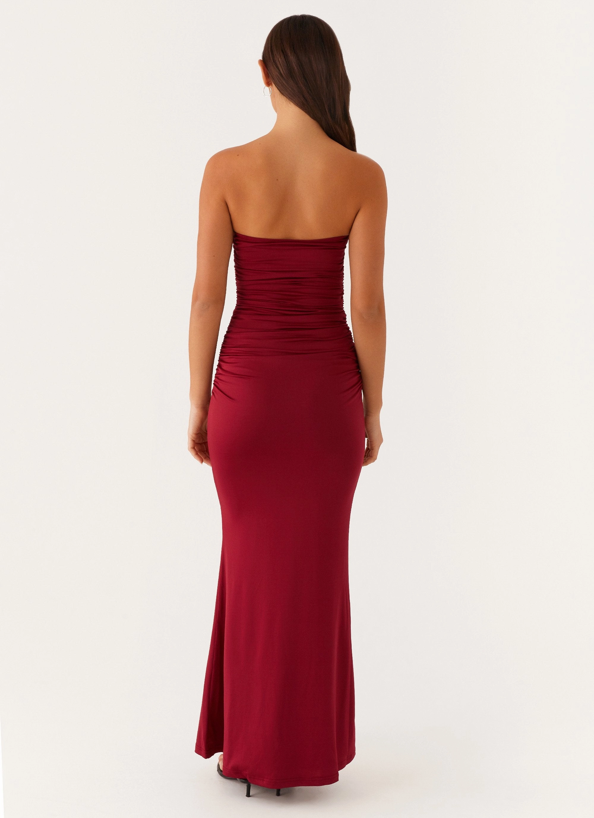 Rudy Maxi Dress - Maroon Winter Proof