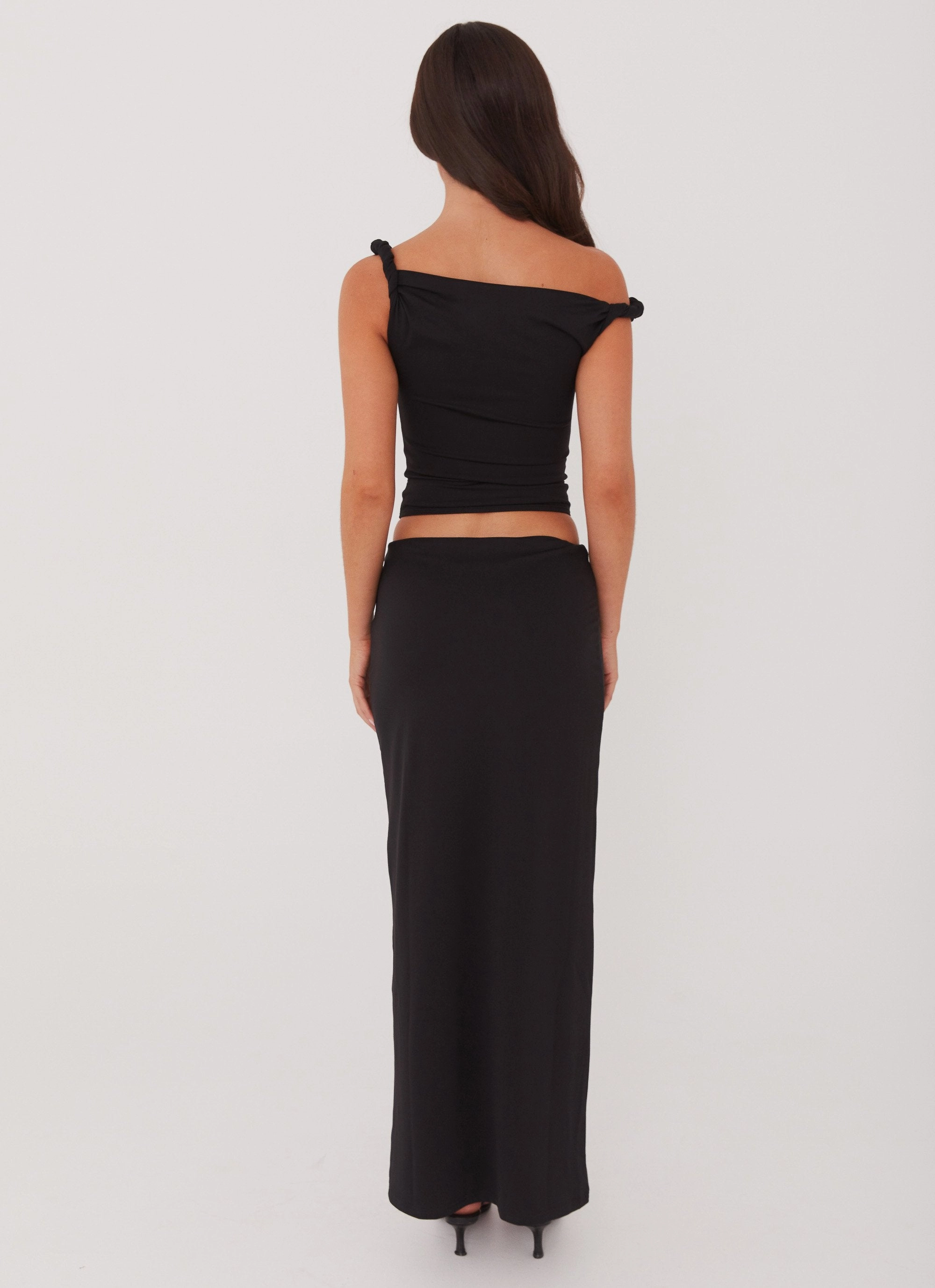 Outdoor Use Solace Soul Maxi Skirt - Black
