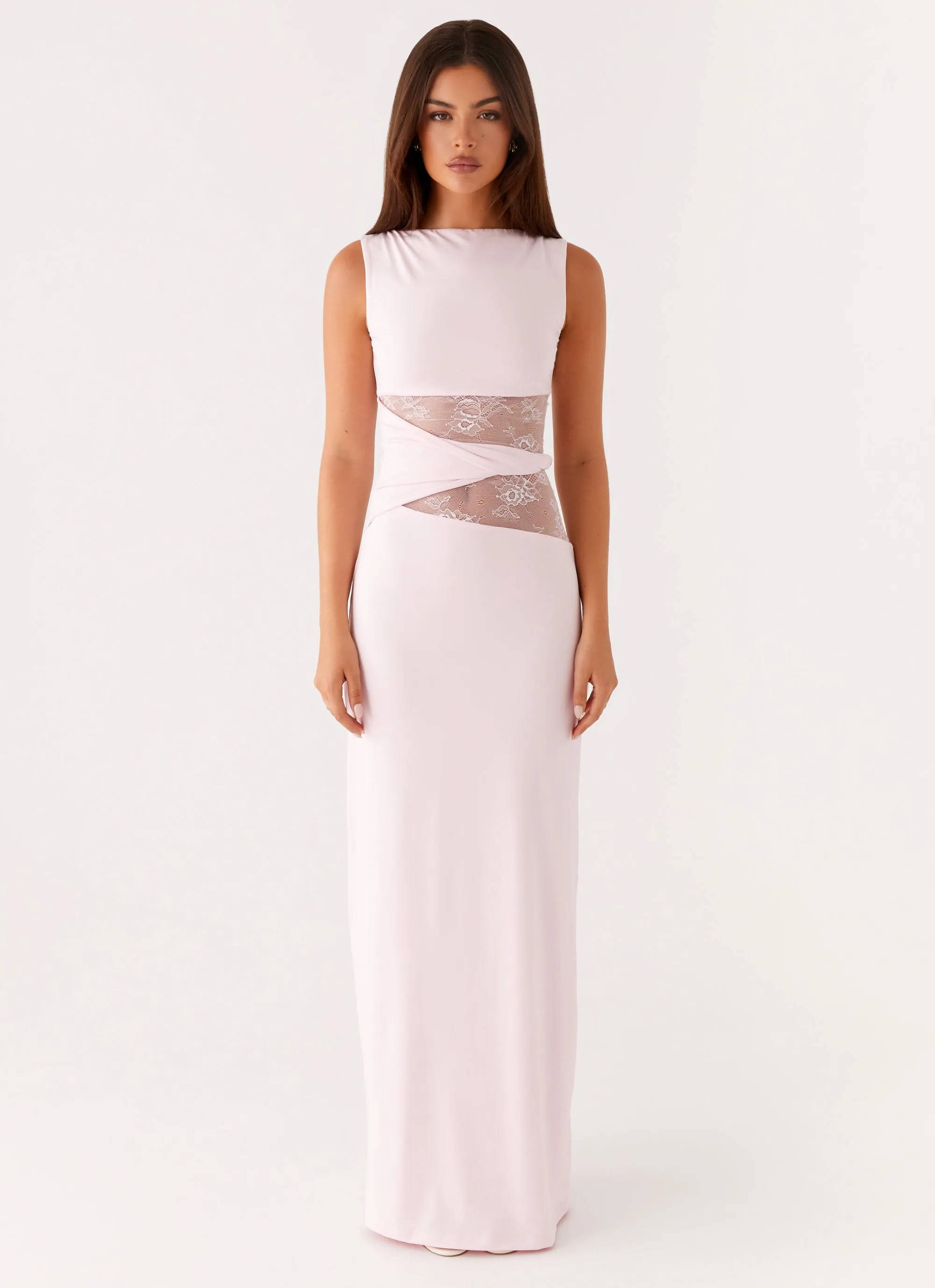 Minimal Touch Karma Maxi Dress - Pink