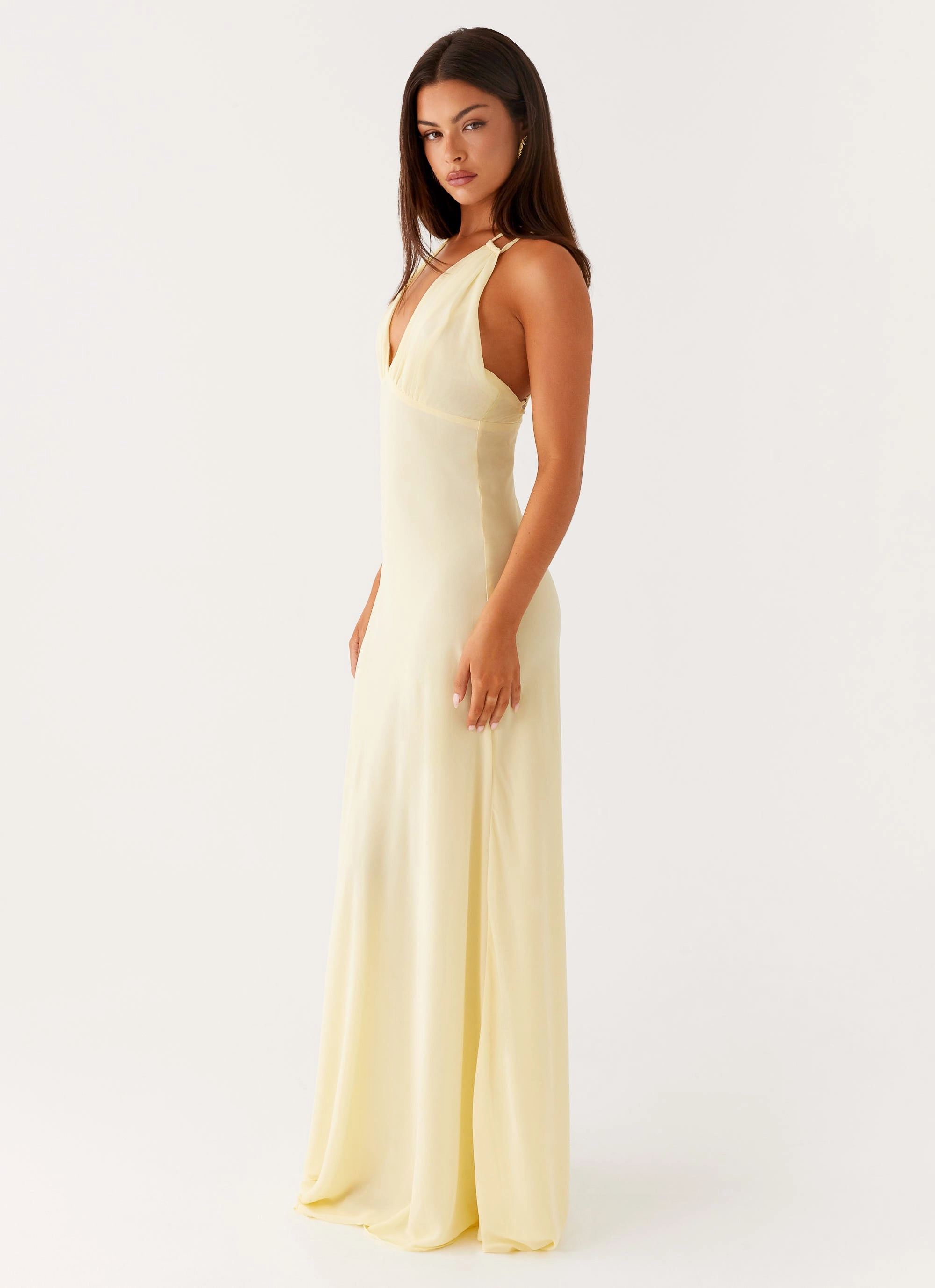 Clean Outline Happy Fit Kacia Maxi Dress - Lemon