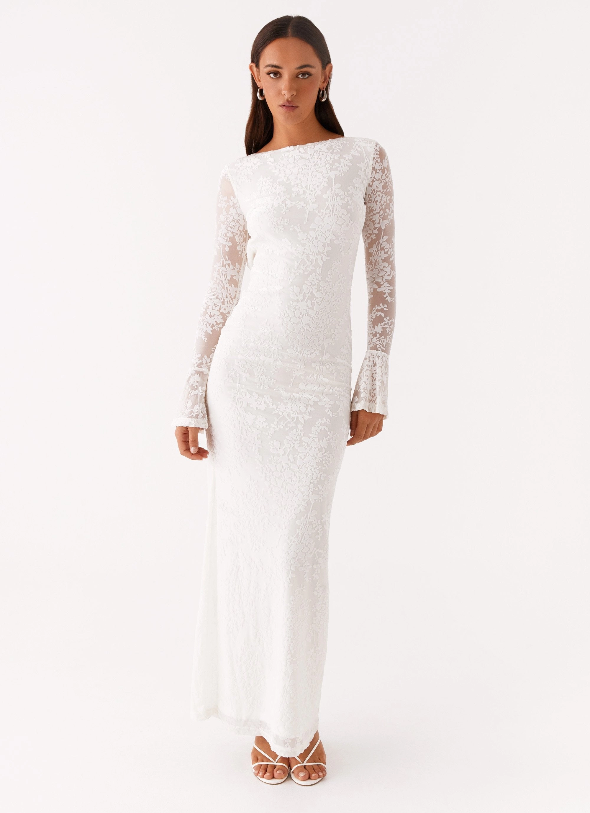 Fresh Aesthetic Effortless Vibe Thriving Maxi Dress - White