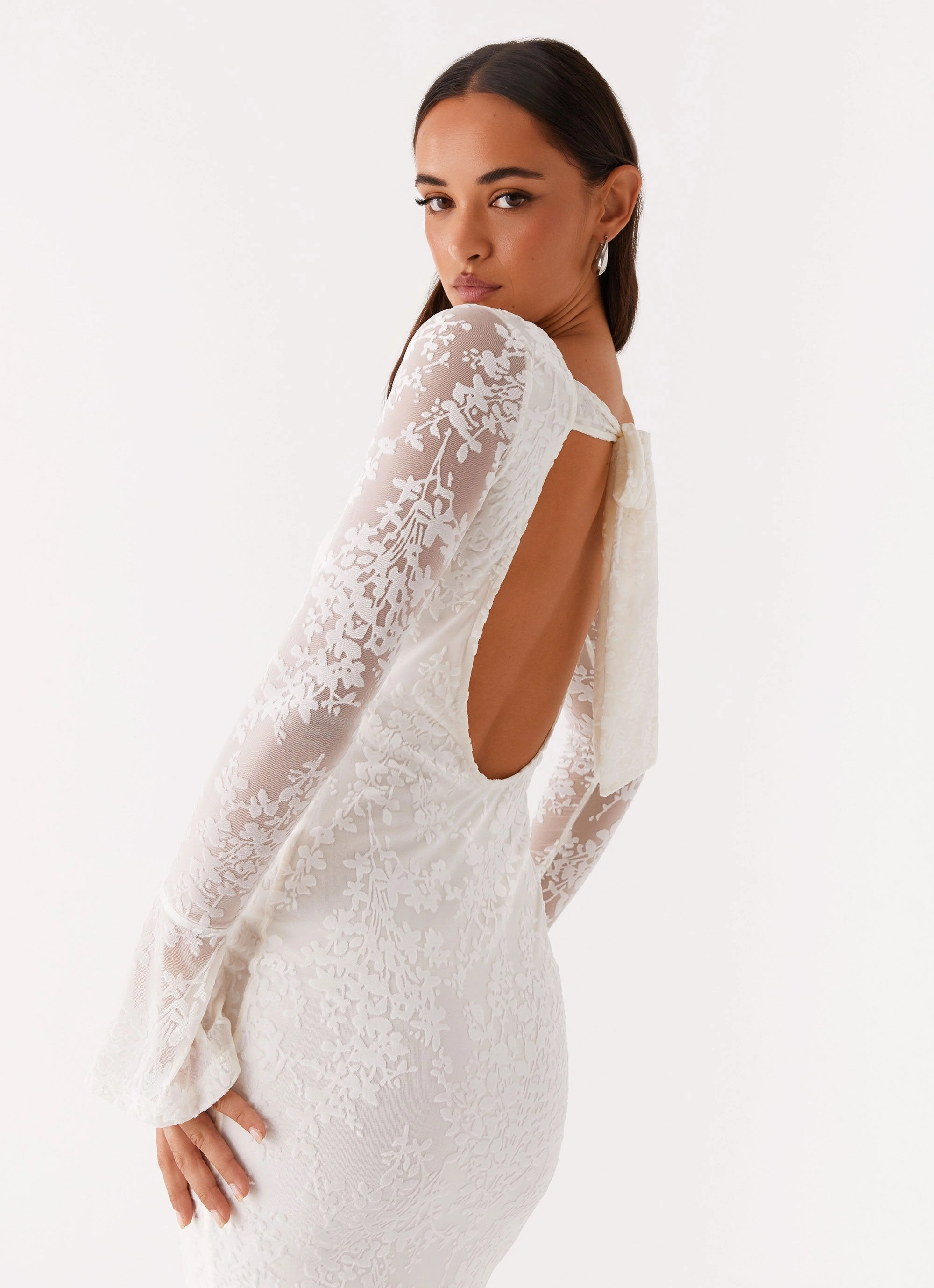 Thriving Maxi Dress - White Event Safe Sleeveless