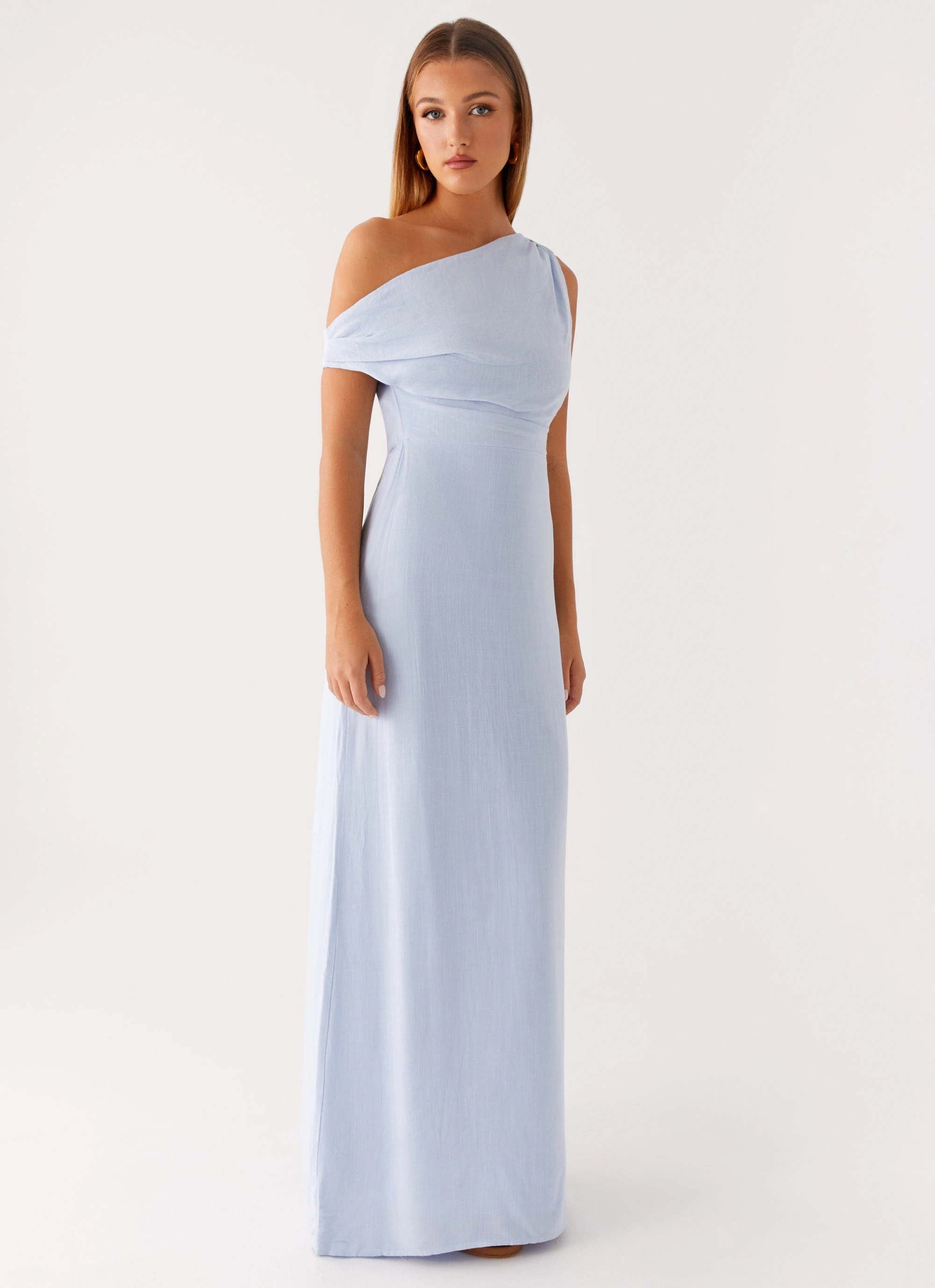 Urban Line Lady Love Linen Maxi Dress - Blue