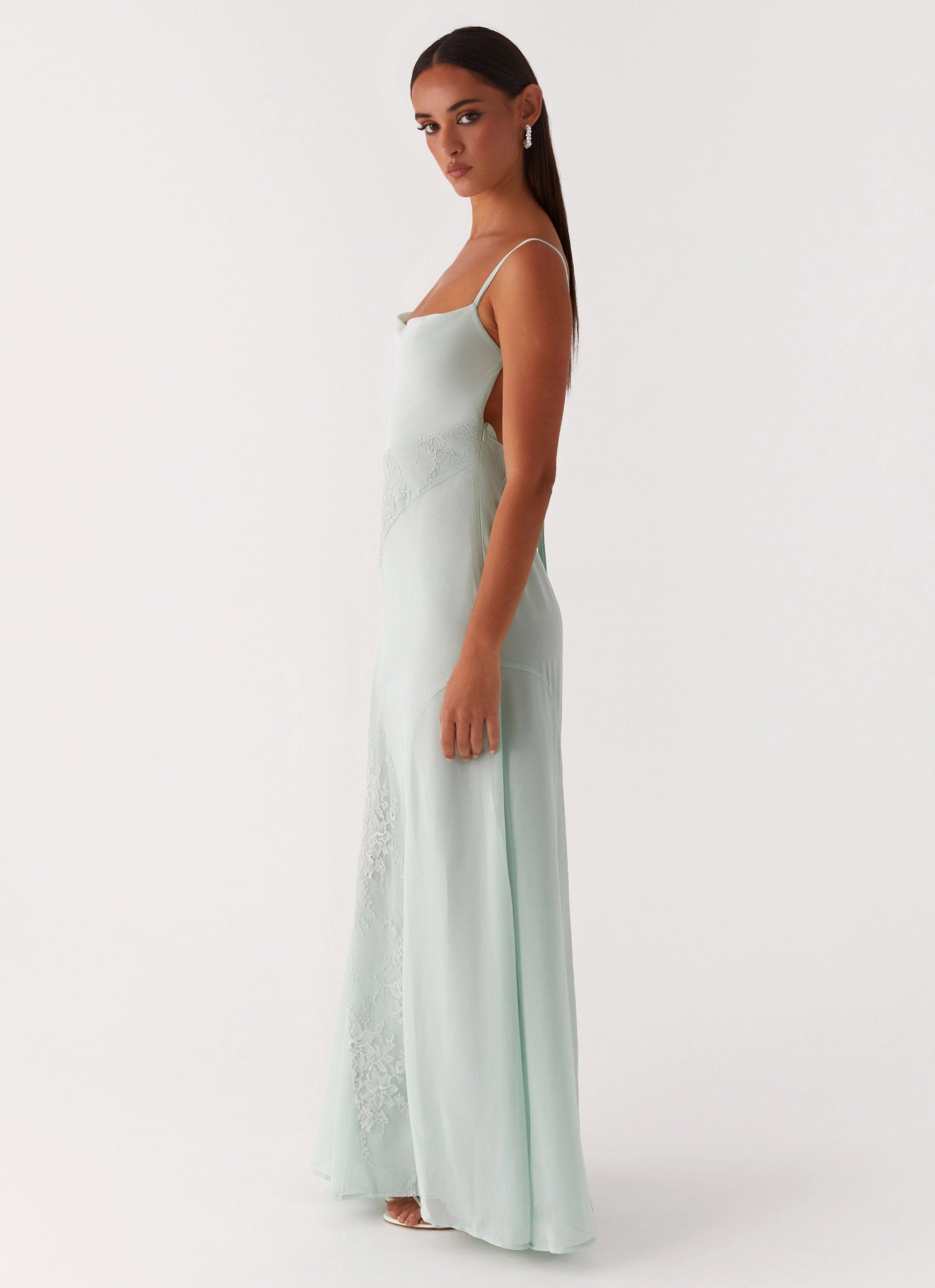 Natural Aesthetic Perfectly Fit Look Gabriana Maxi Dress - Sage