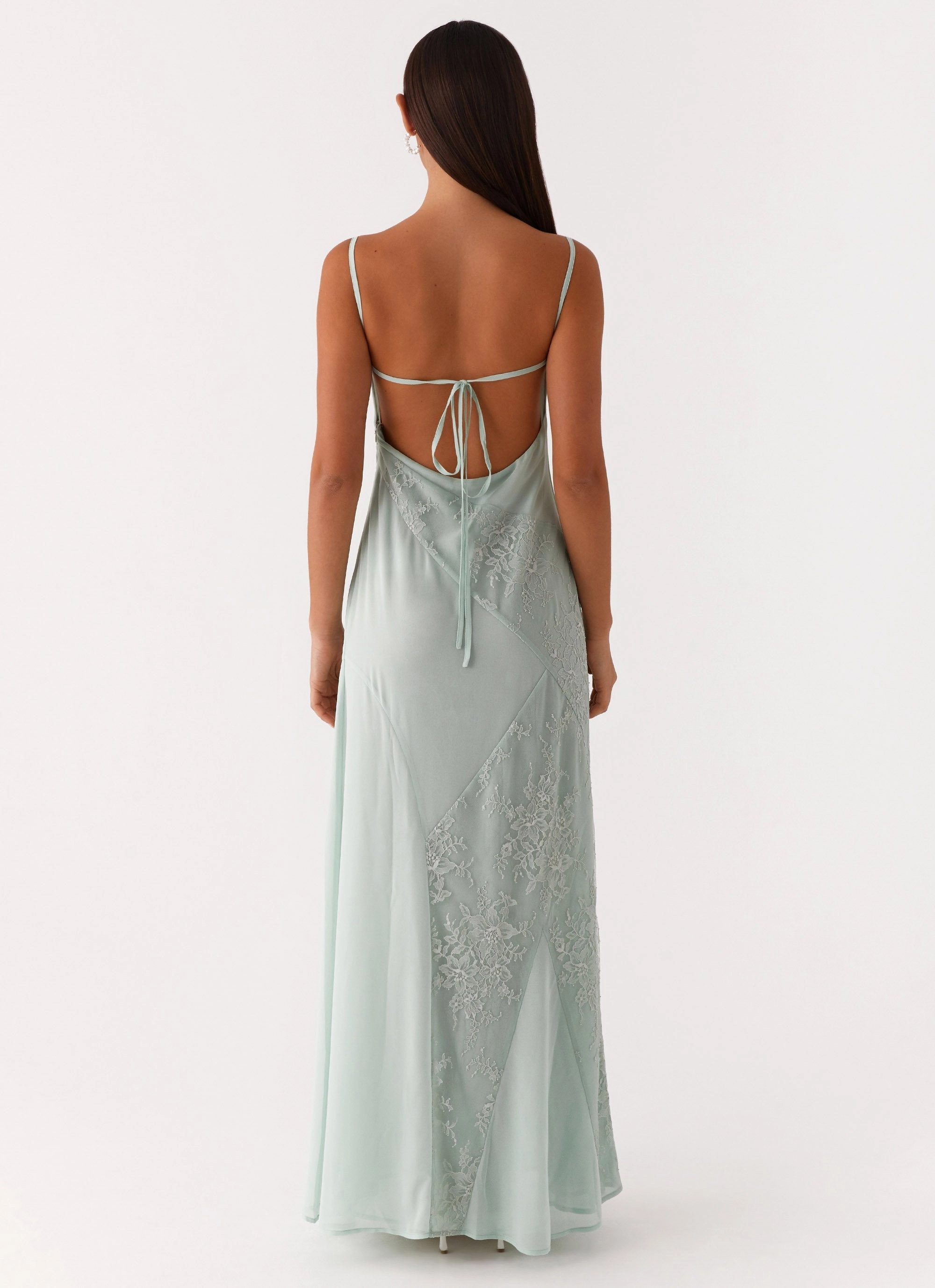 Gabriana Maxi Dress - Sage Vacation Outfit Artistic Shape
