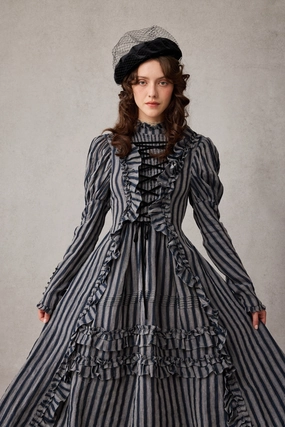 Elizabeth 15 | Victorian Linen Dress Lightweight insulation NonToxic Certification