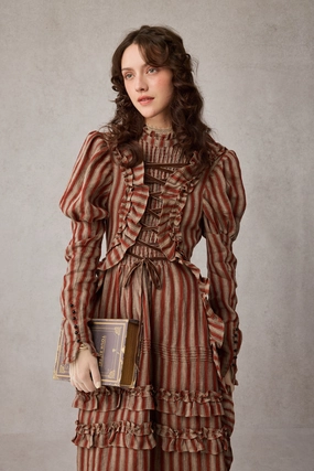 Antimicrobial Finish Elizabeth 15 | Victorian Linen Dress