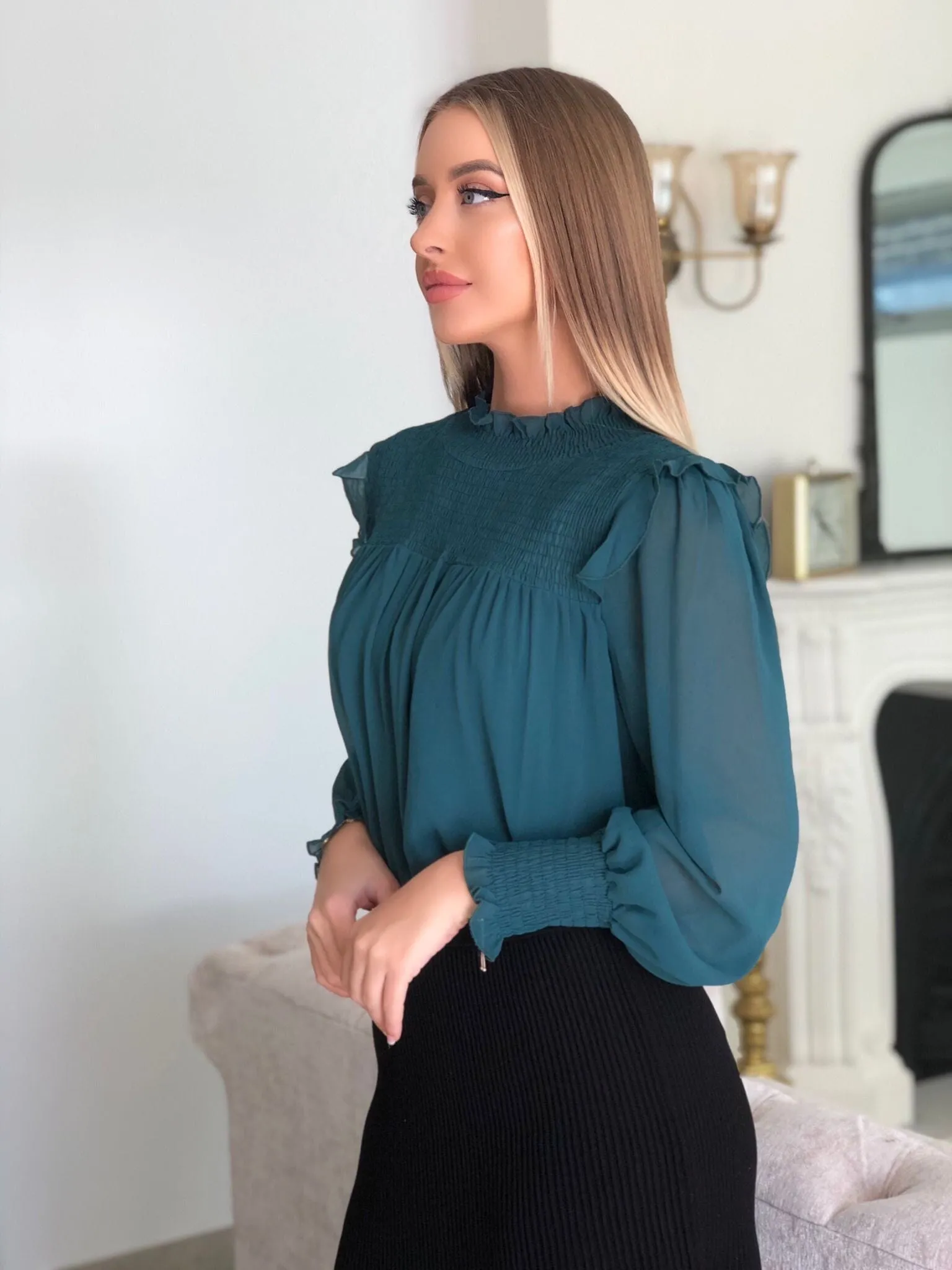 Ella Chiffon Shirt