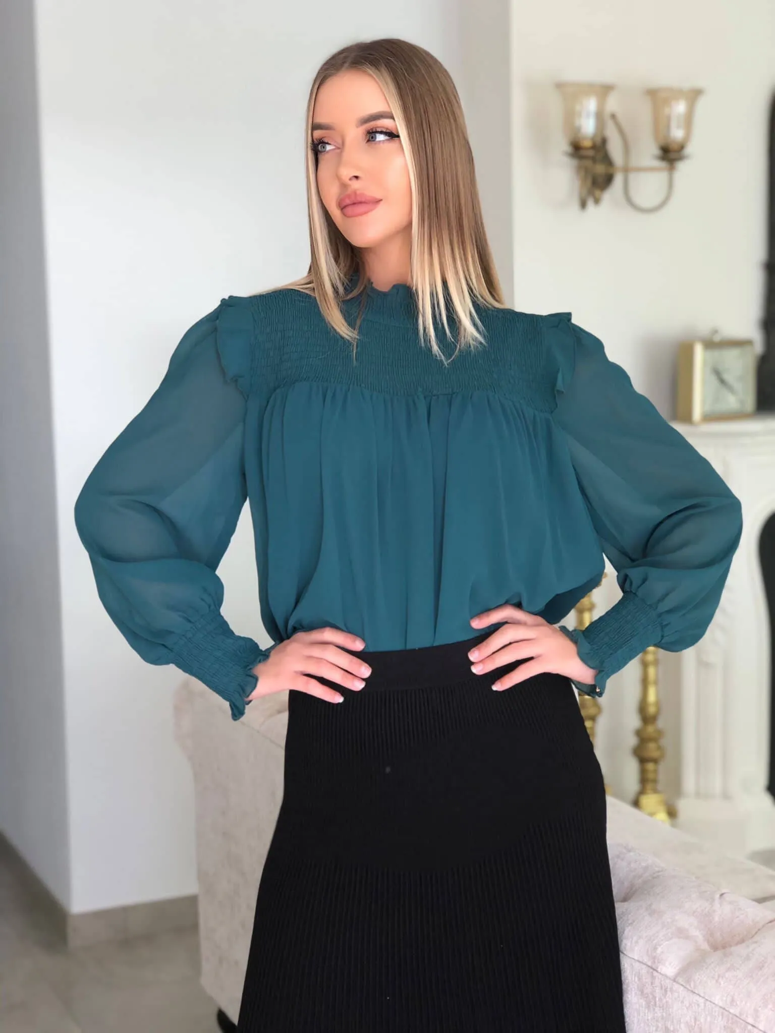 Ella Chiffon Shirt