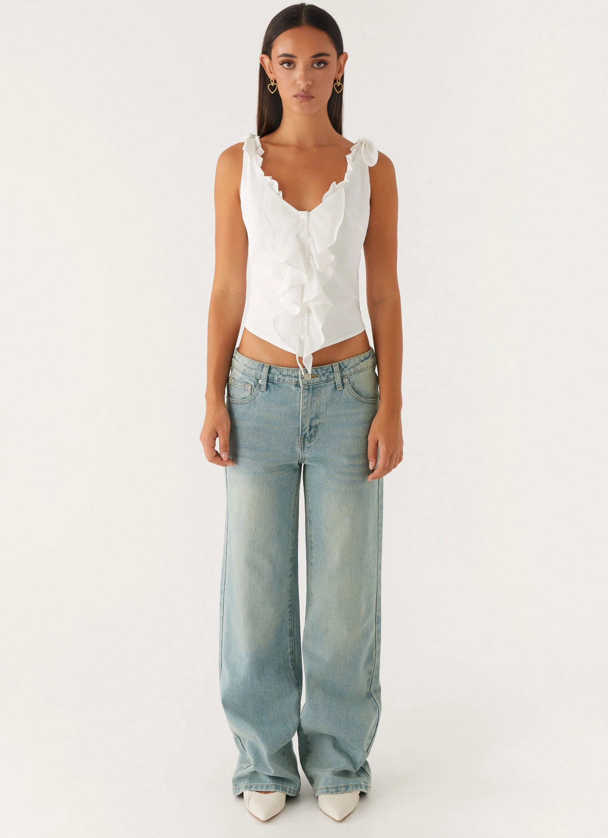 Ellery Top - White BreathableMaterial Tagless Design