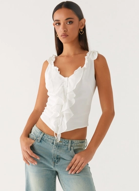 Ellery Top - White Odor Resistant Technology