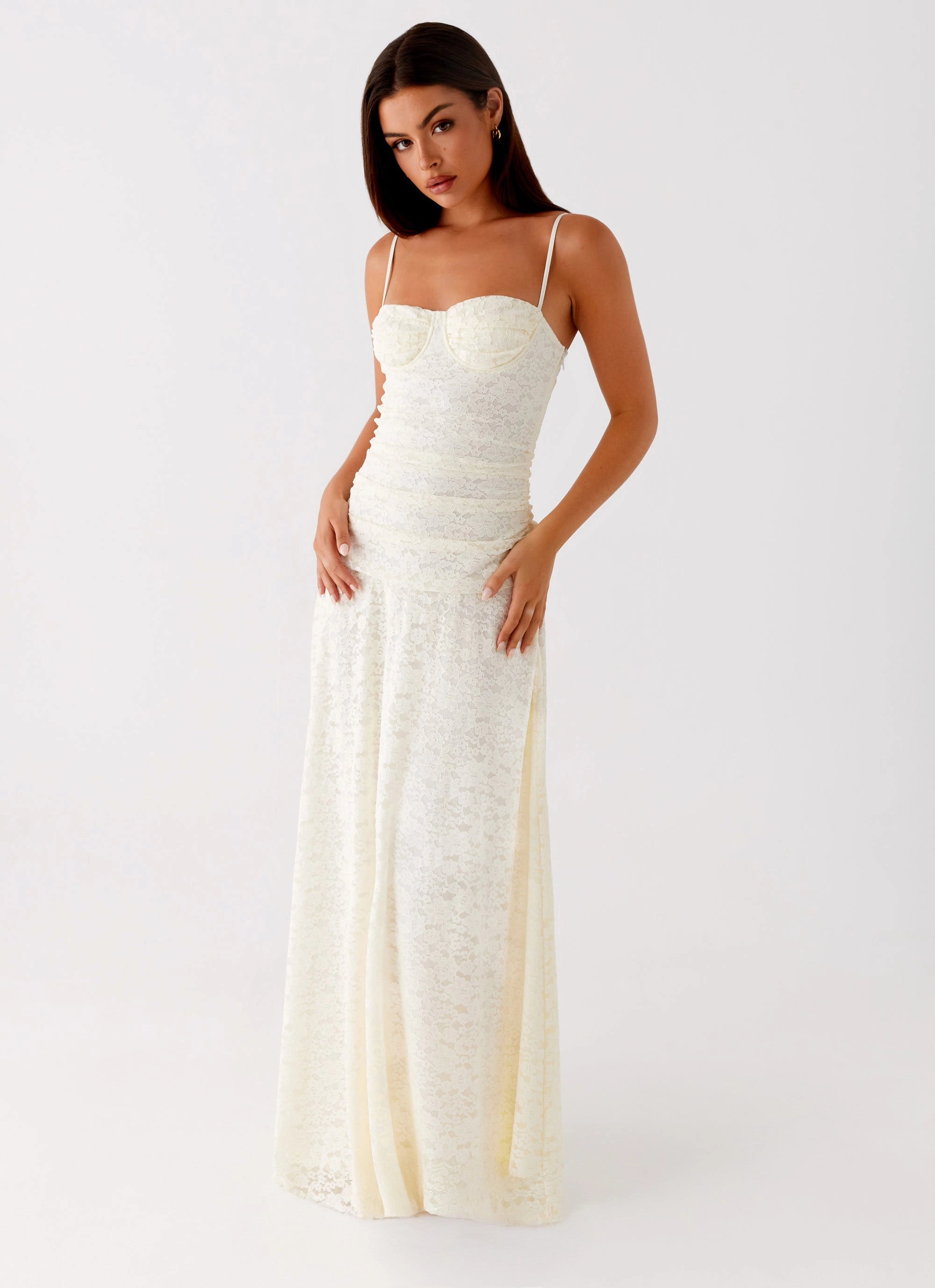 Elsa Maxi Dress - Ivory Fit Choice Casual maxi dress