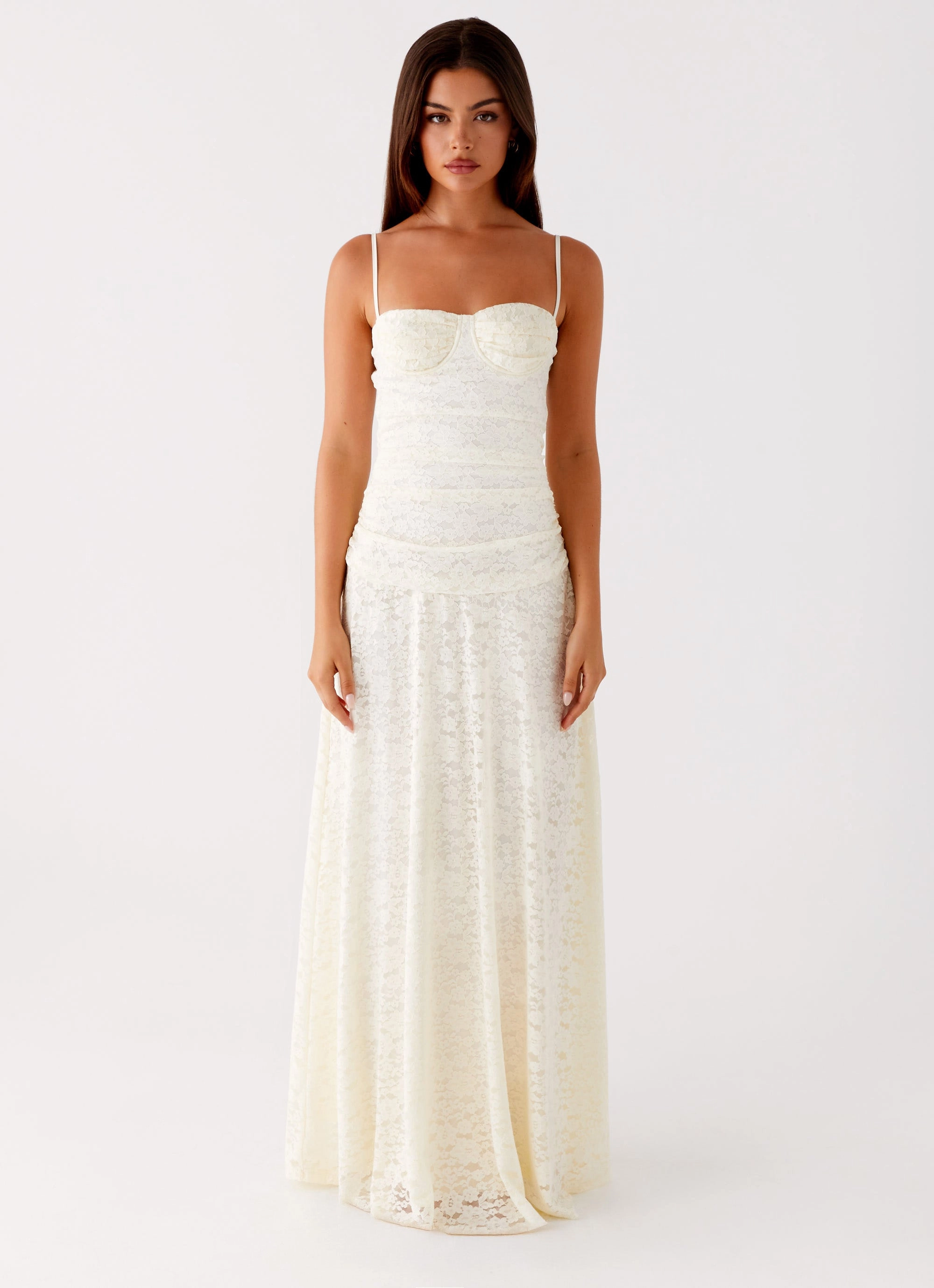 Elsa Maxi Dress - Ivory Bold Pattern