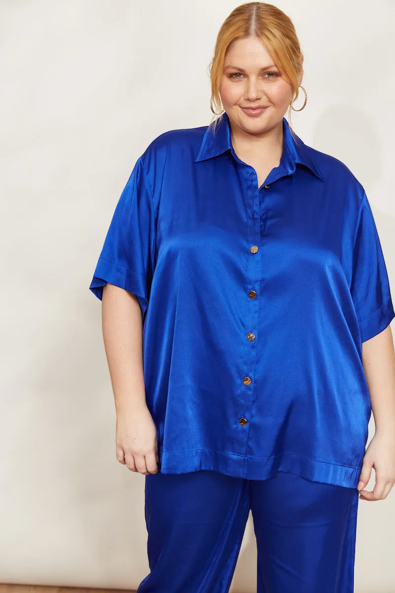 Elysian Shirt, Cobalt