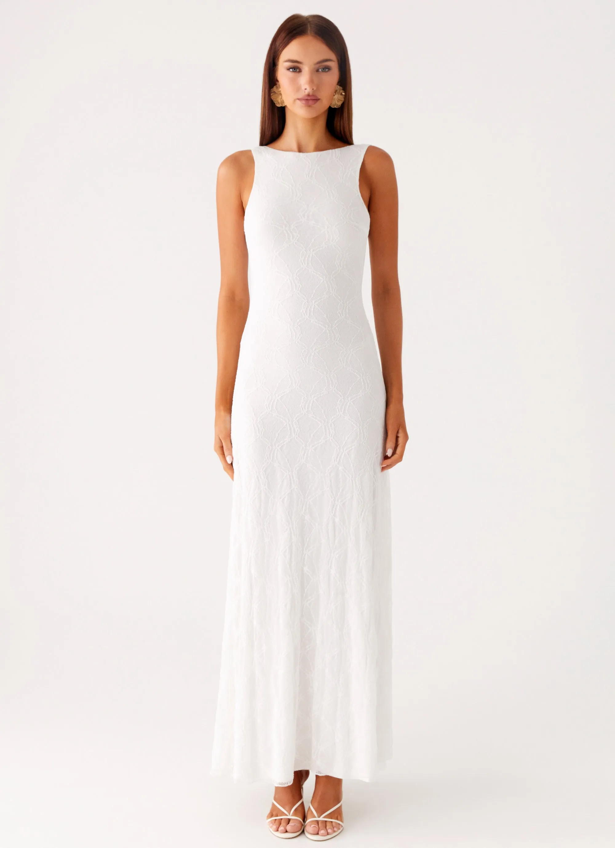Essential Layer Mood Flex Embrace The Sun Maxi Dress - White