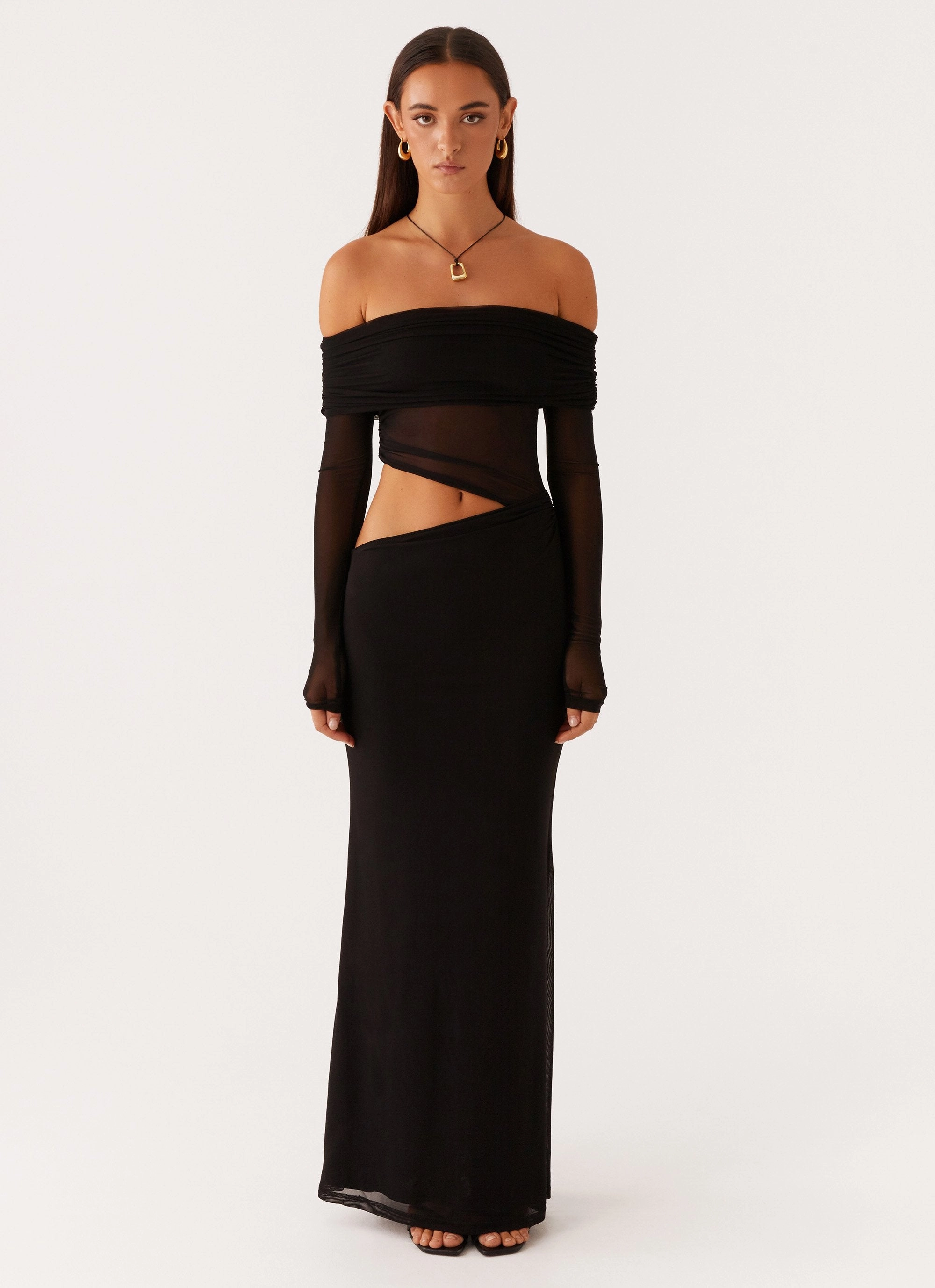 Minimal Harmony Emery Maxi Dress - Black