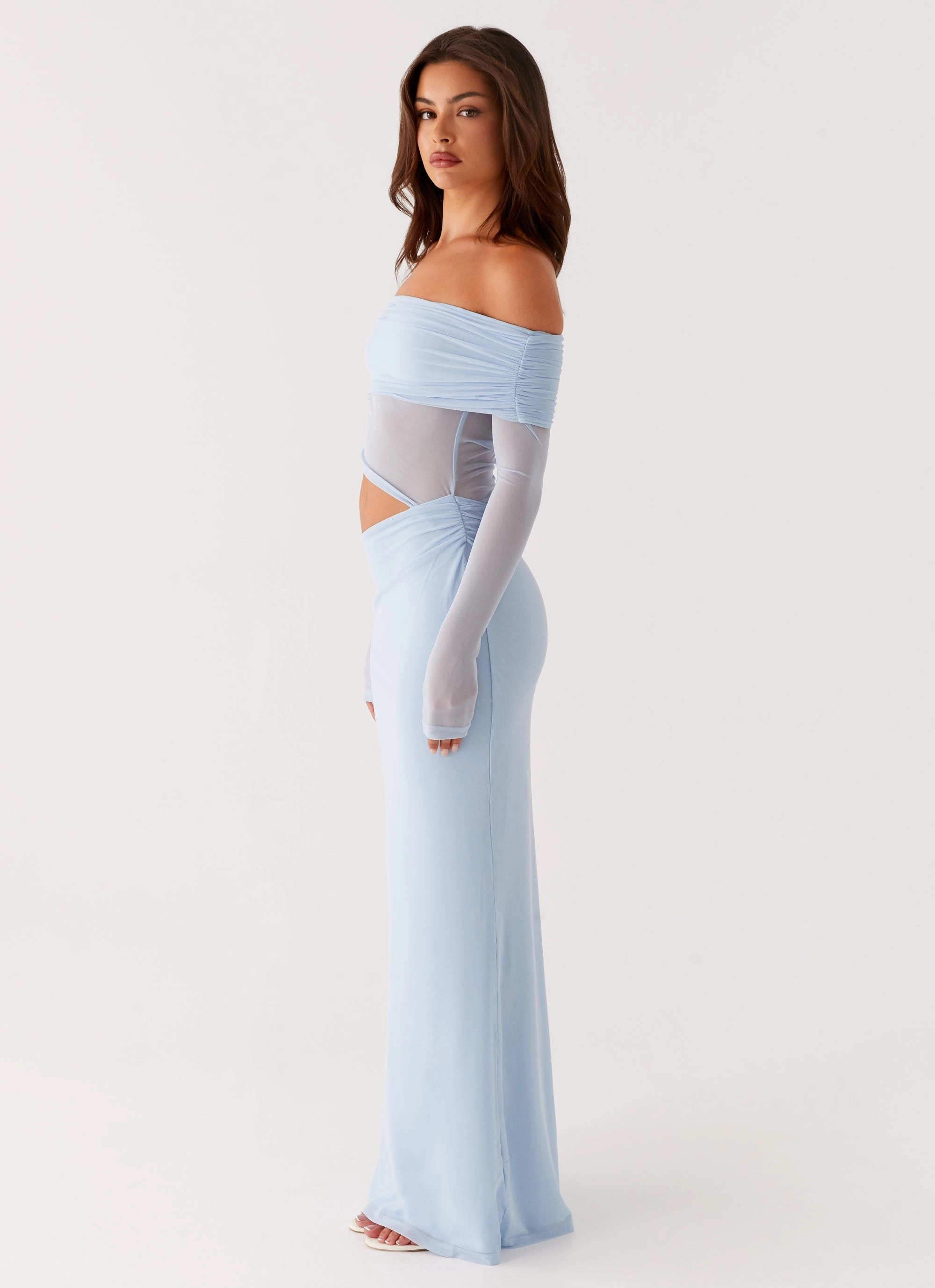 Contemporary Vibe Quiet Mood Emery Maxi Dress - Blue