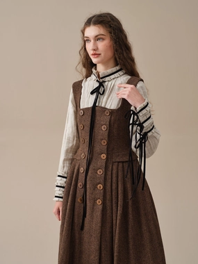 Emma 33 | 100% wool dress Anti Pilling Surface Comfy Cut
