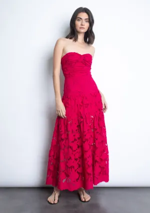 ReversibleStyle Emperatriz Lace Dress - Pink Lace