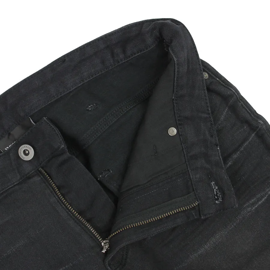 Emporio Armani - J06 Slim Fit Jeans in Washed Black