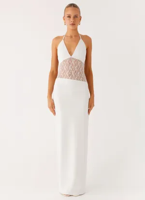 Editor??s-Pick Pure Stitch Enchant Lace Maxi Dress - Ivory