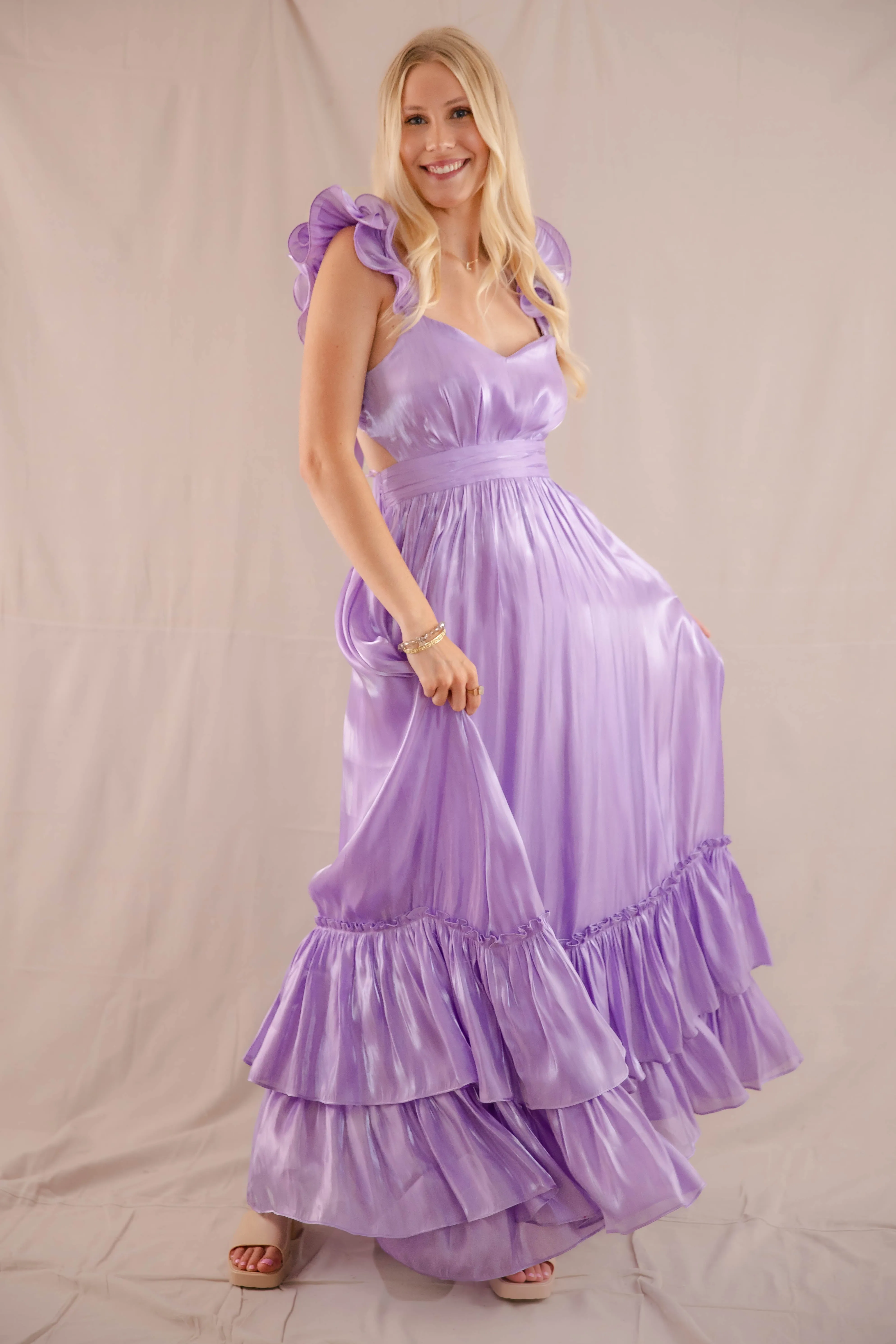 Enchanted Ideas Maxi Dress Simple Texture