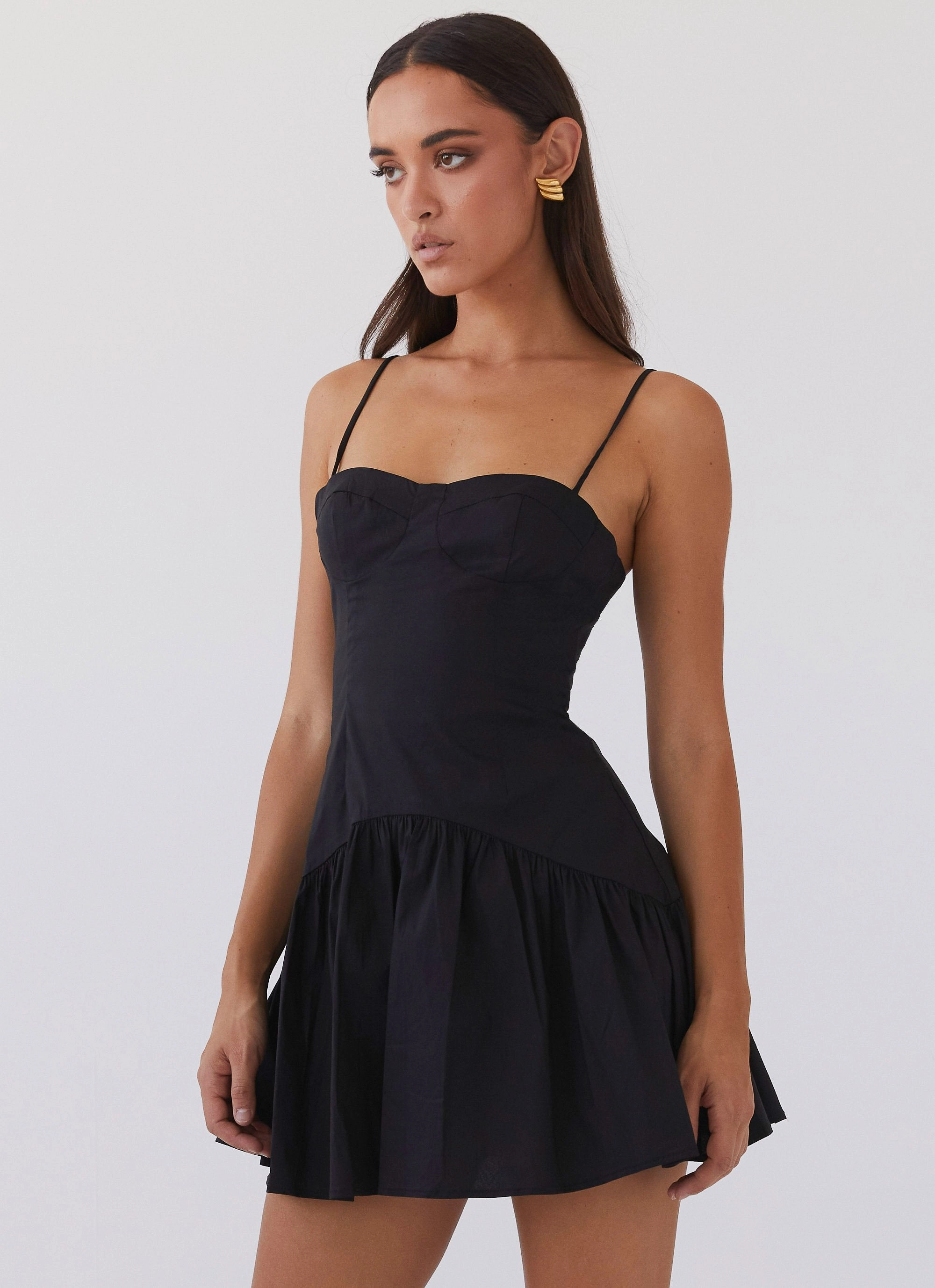 Endless Summer Mini Dress - Black photo look Minimal Design