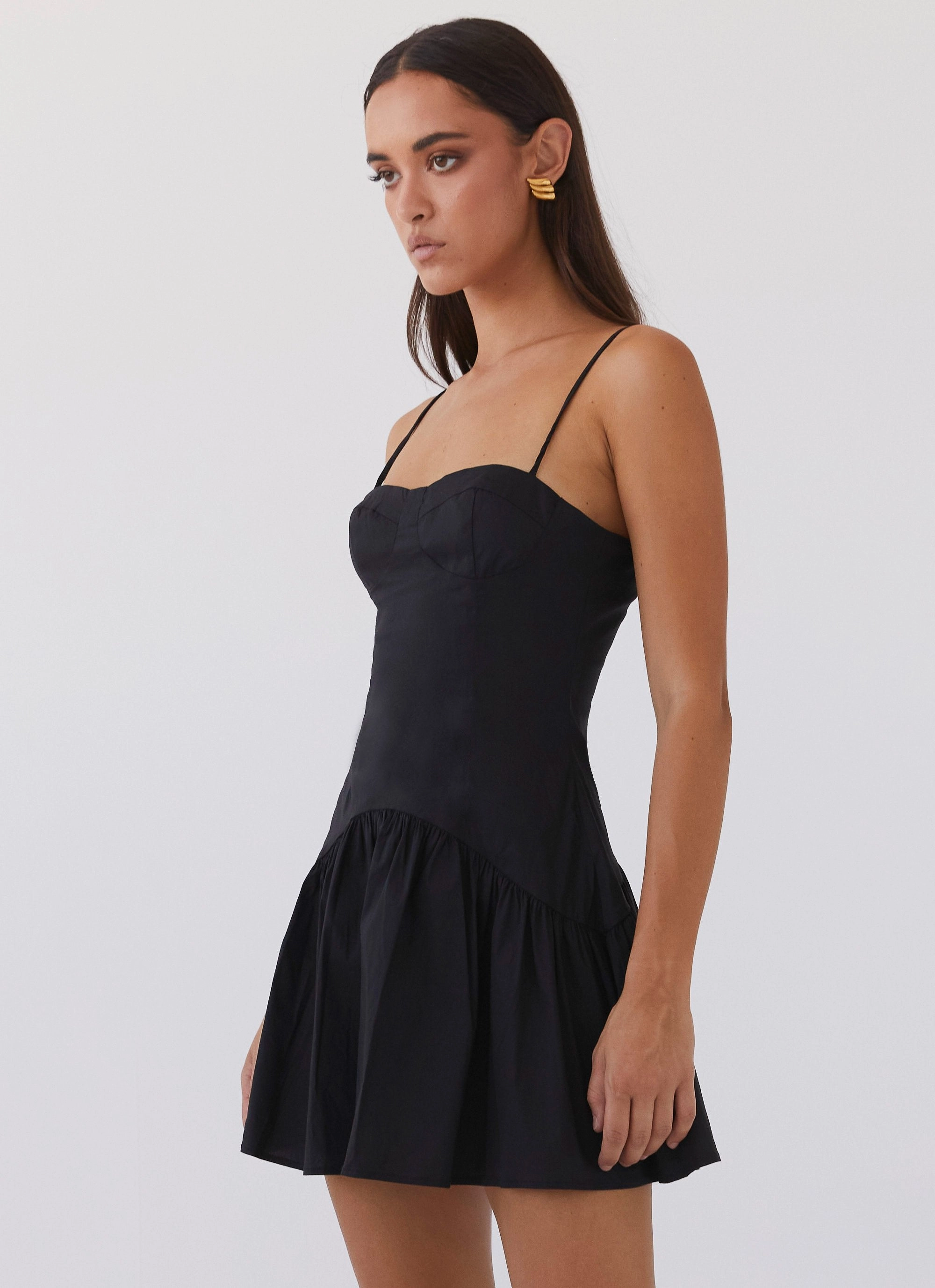 Flattering Look Wear All Day Look Endless Summer Mini Dress - Black