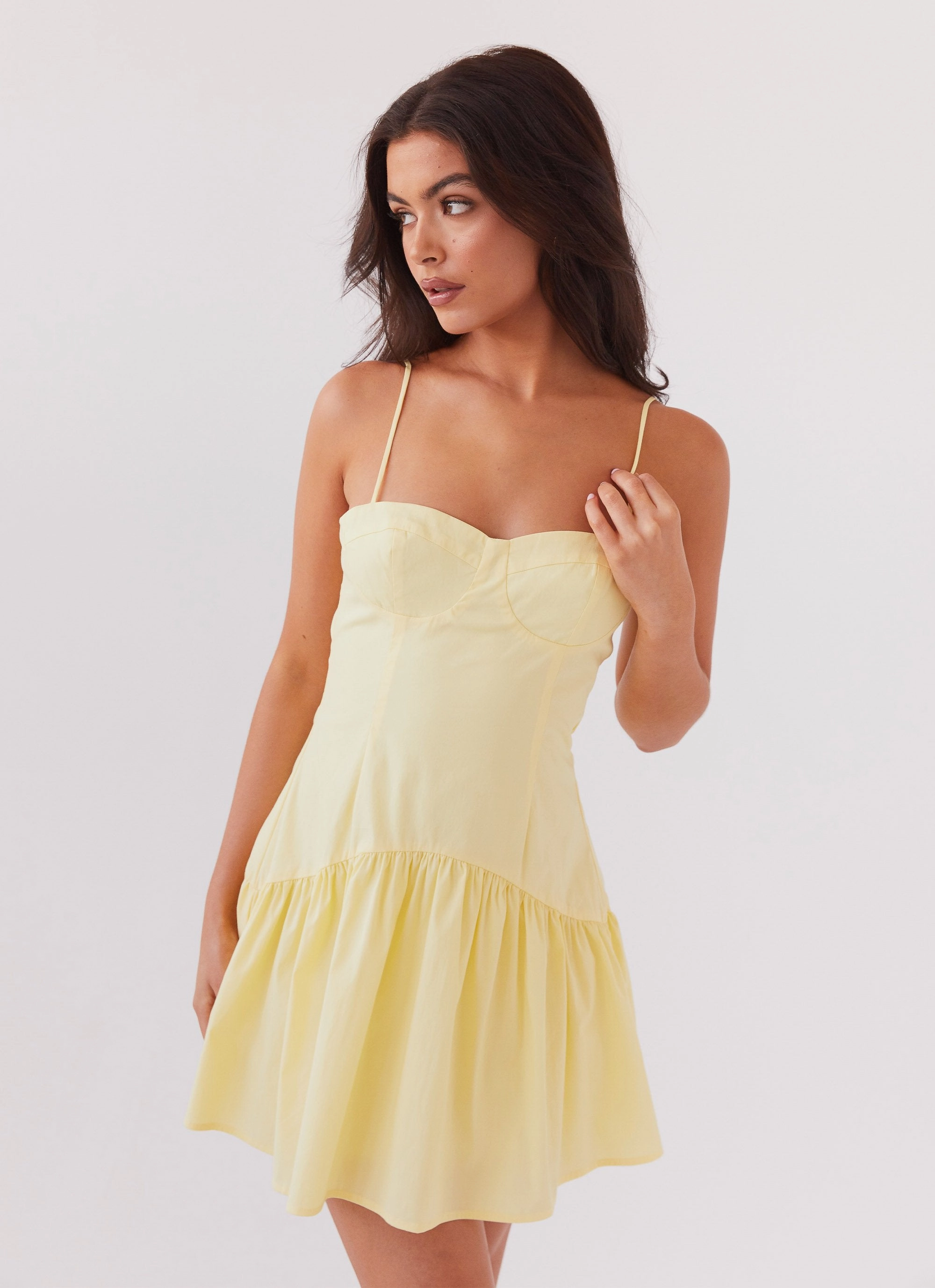All Gender Endless Summer Mini Dress - Canary
