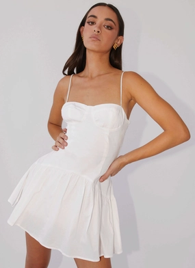 Polished look dress Endless Summer Mini Dress - White