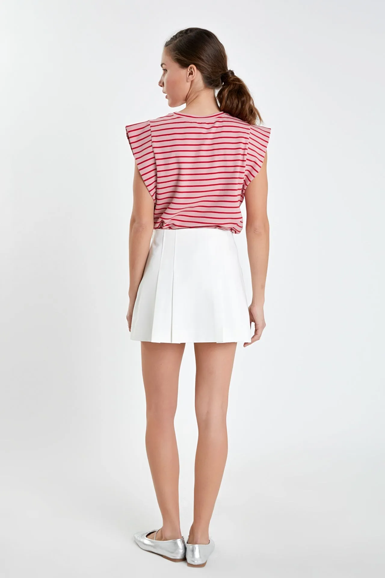 English Factory - Stripe Sleeveless T-shirt
