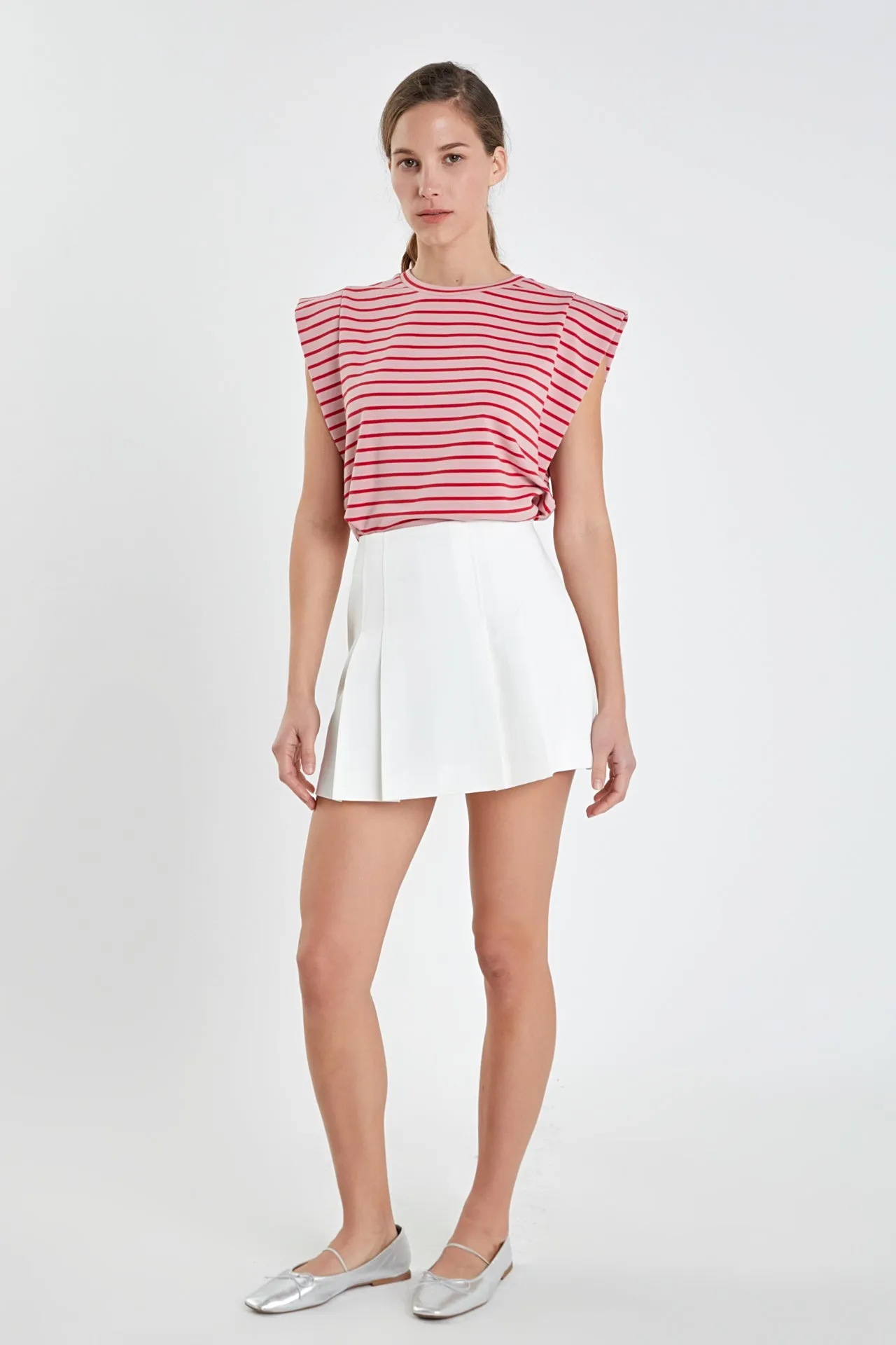 English Factory - Stripe Sleeveless T-shirt