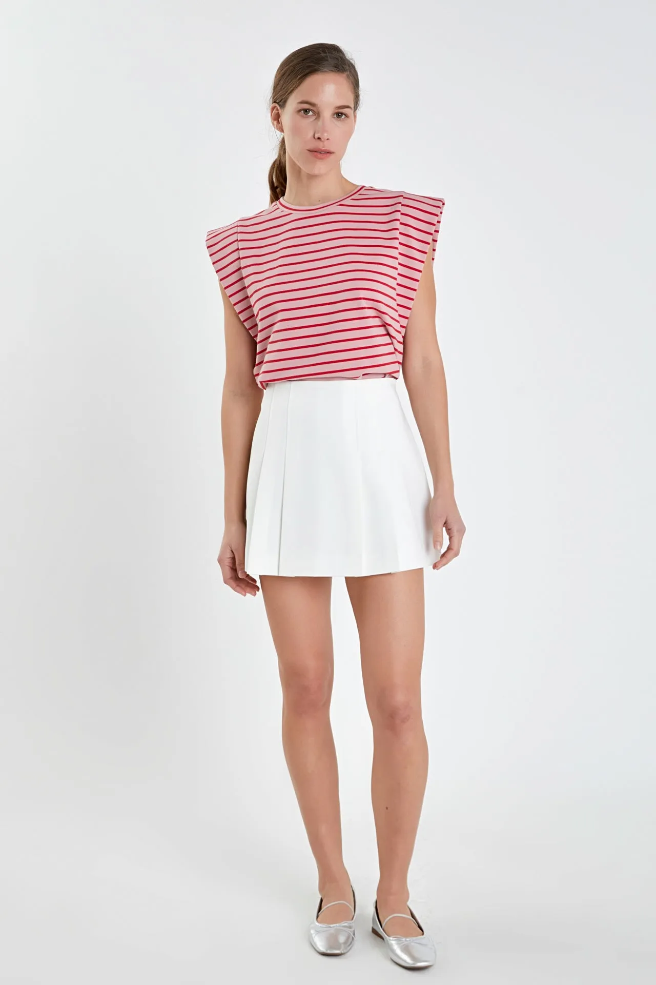 English Factory - Stripe Sleeveless T-shirt