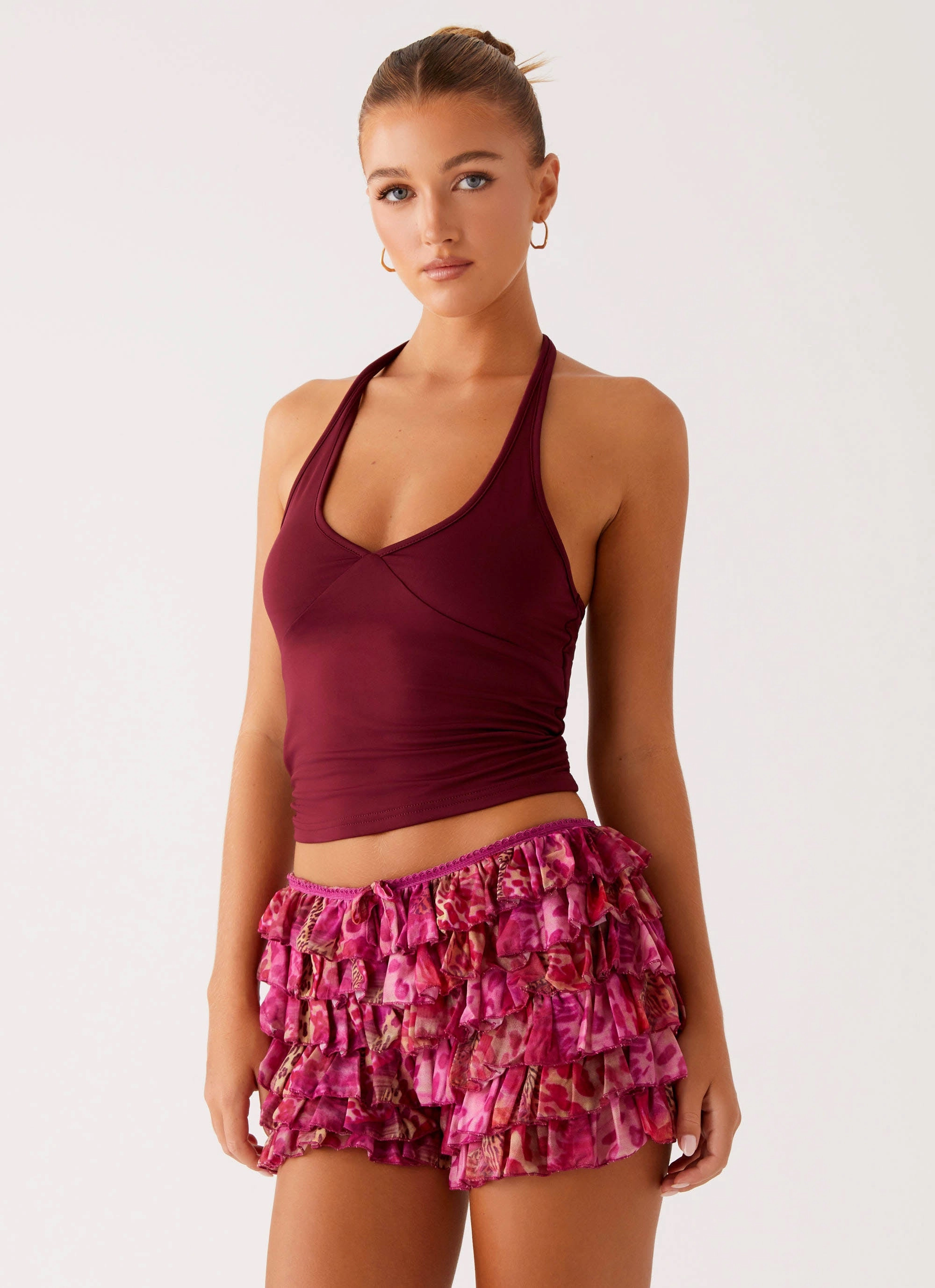 Entertain Me Bloomer Shorts - Lavender Lagoon HypoallergenicMaterial Seasonal Wear
