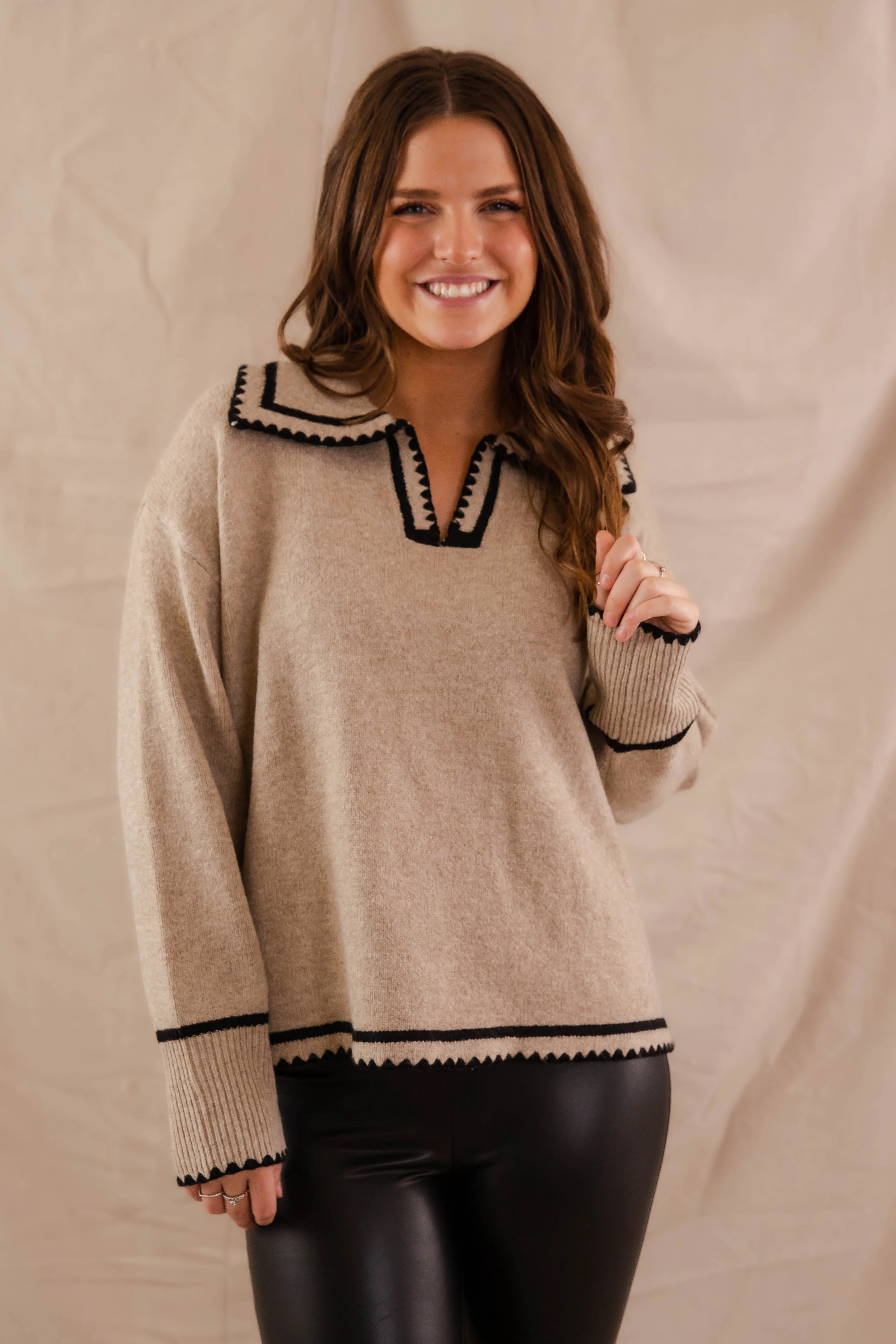 Non Chafing Side Seams Eco Friendly Material Reserved For Me Sweater