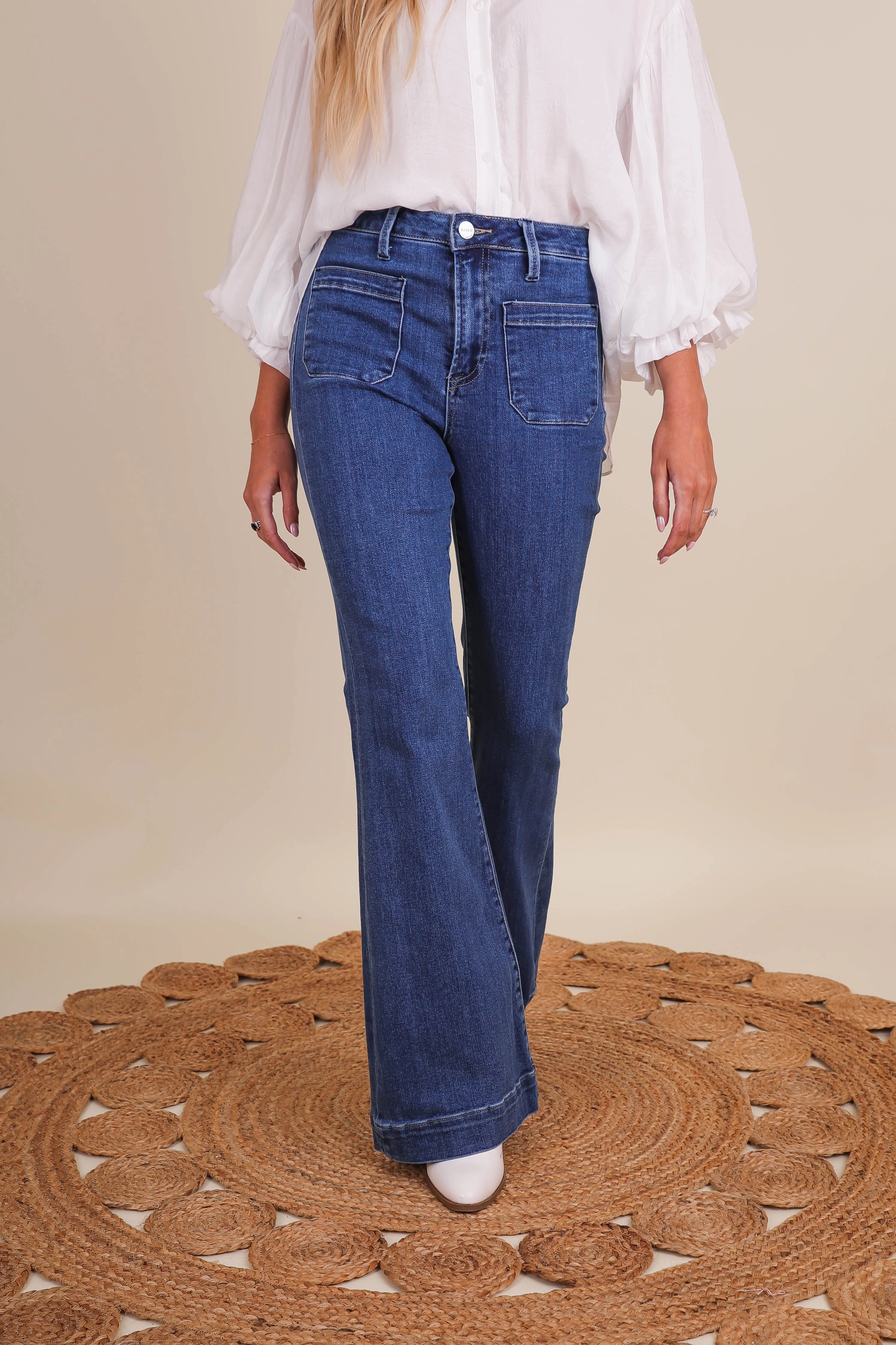 Totally Far Out Denim Flares Premium Look Everyday Must-have