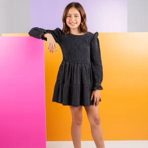 Eve Girl Ivy Dress (8-16) - Black