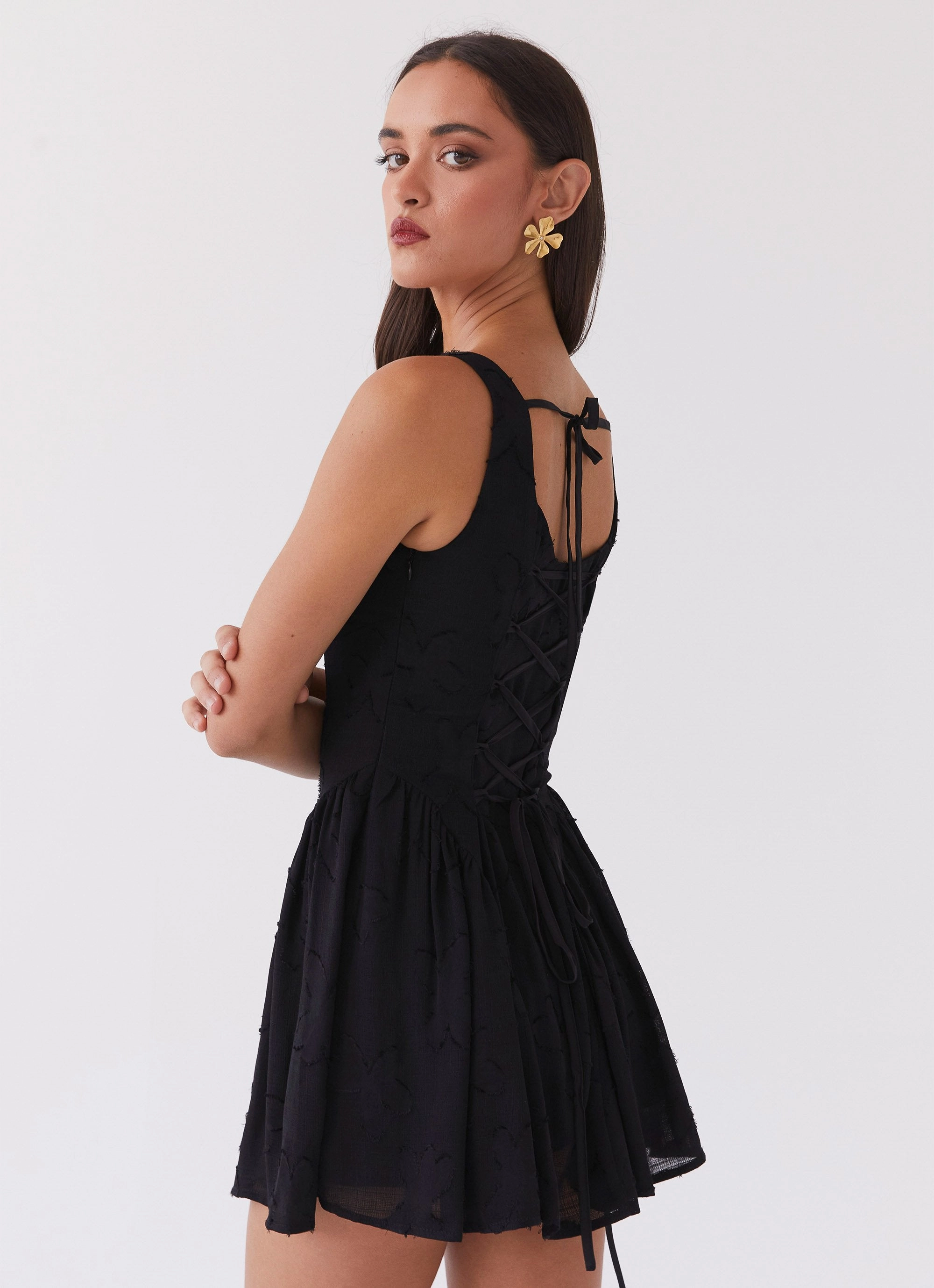 Evelyn Mini Dress - Black Quick Look Stylish Mood