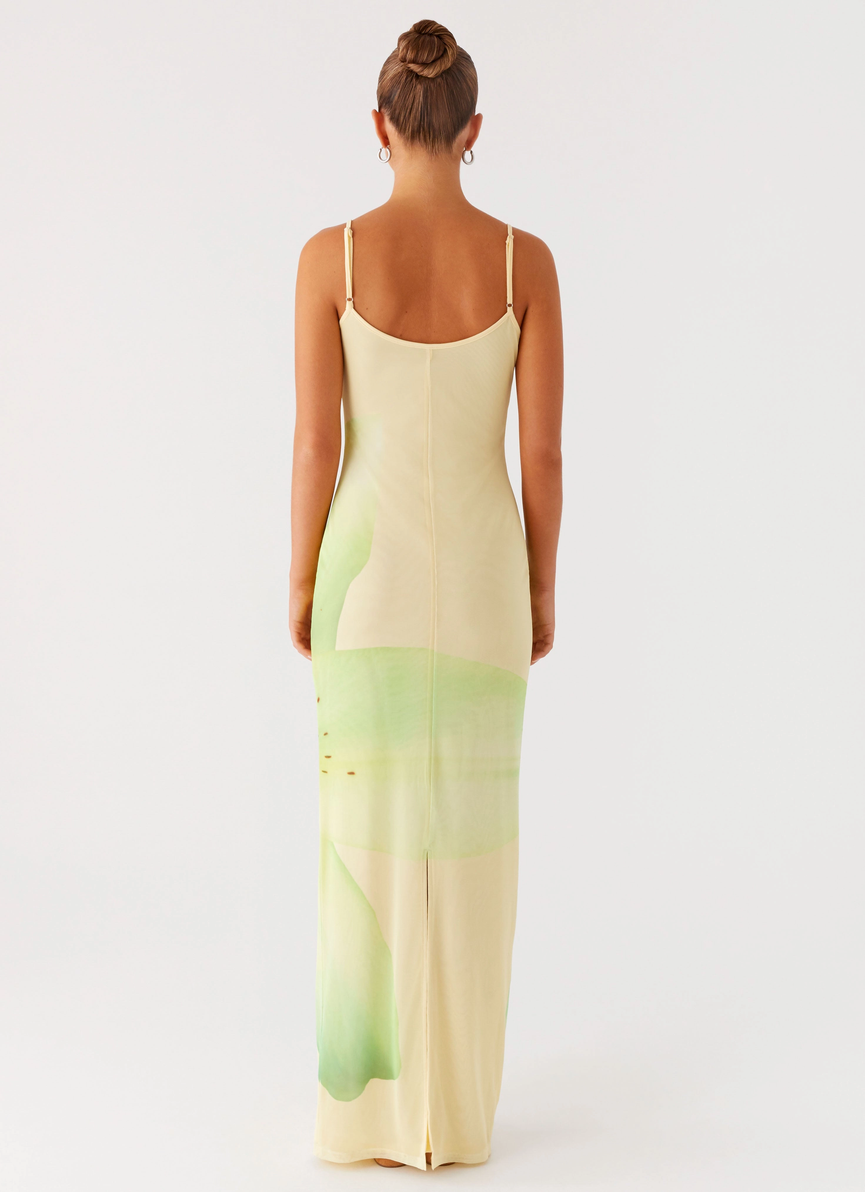 Bad News Mesh Maxi Dress - Yellow Lily Classic Tailoring