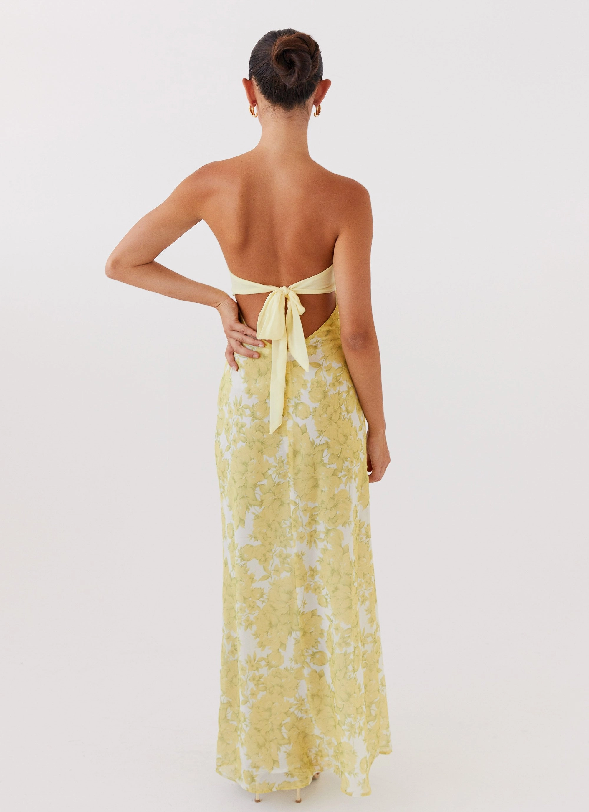 Tropicana Maxi Dress - Daffodil Sunset Scene Church Scene