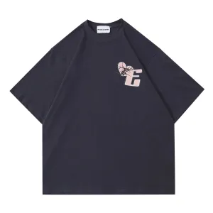 Extreme Aesthetic Logo Print Cotton T-Shirt