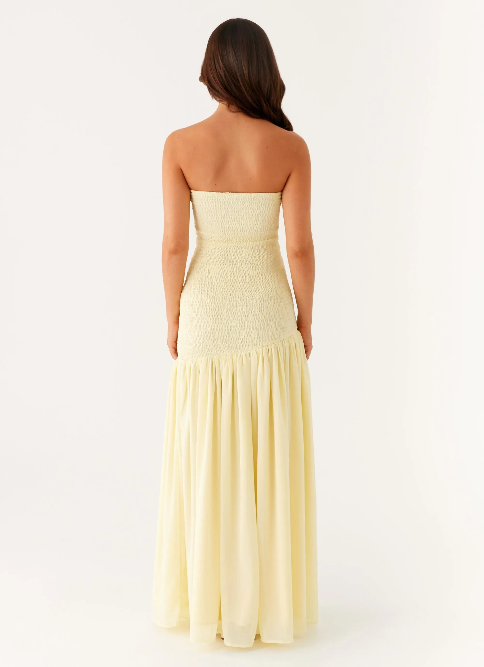 Royce Maxi Dress - Yellow Daily Wear Luxe Wear