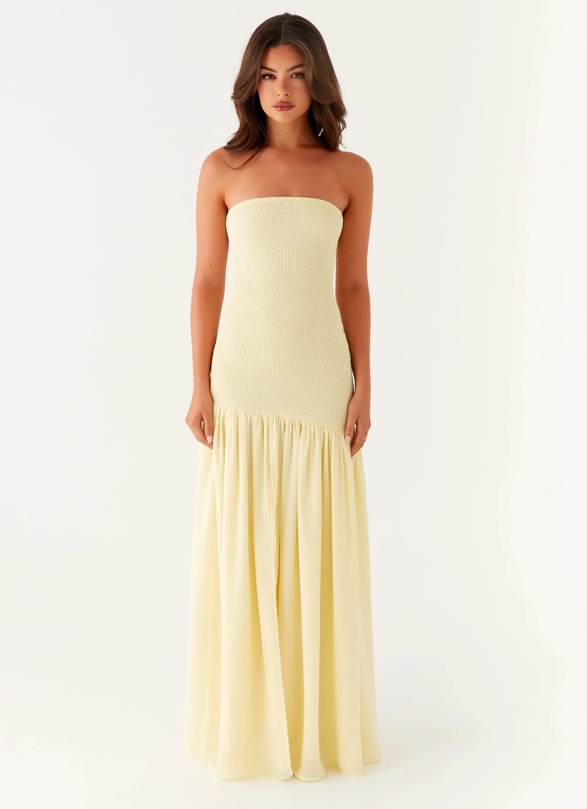 Warranty-Included Royce Maxi Dress - Yellow