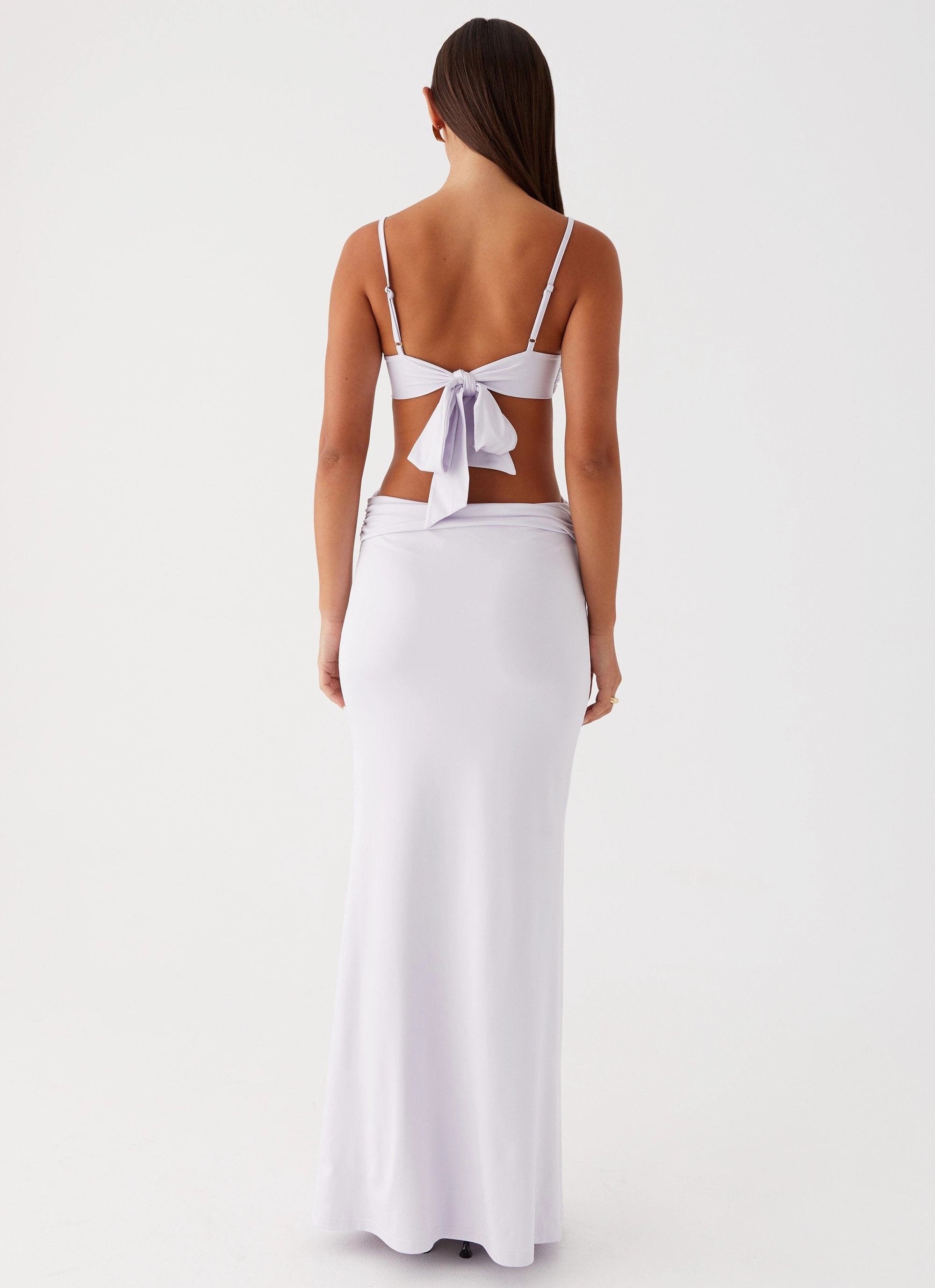 Maternity-Fit Heart And Soul Maxi Dress - Lavender