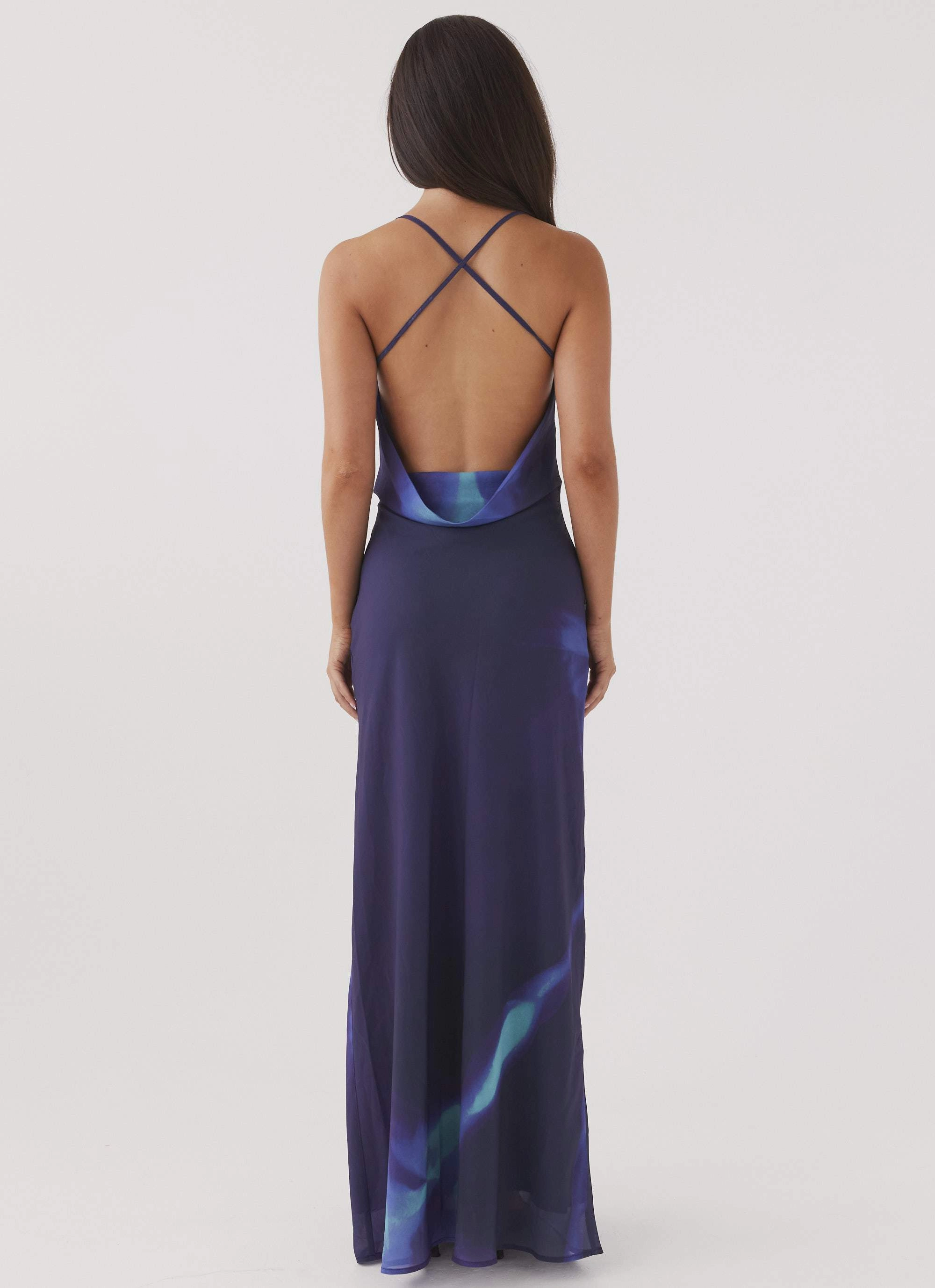 Astra Maxi Dress - Cyber Rose V Neckline Understated Charm